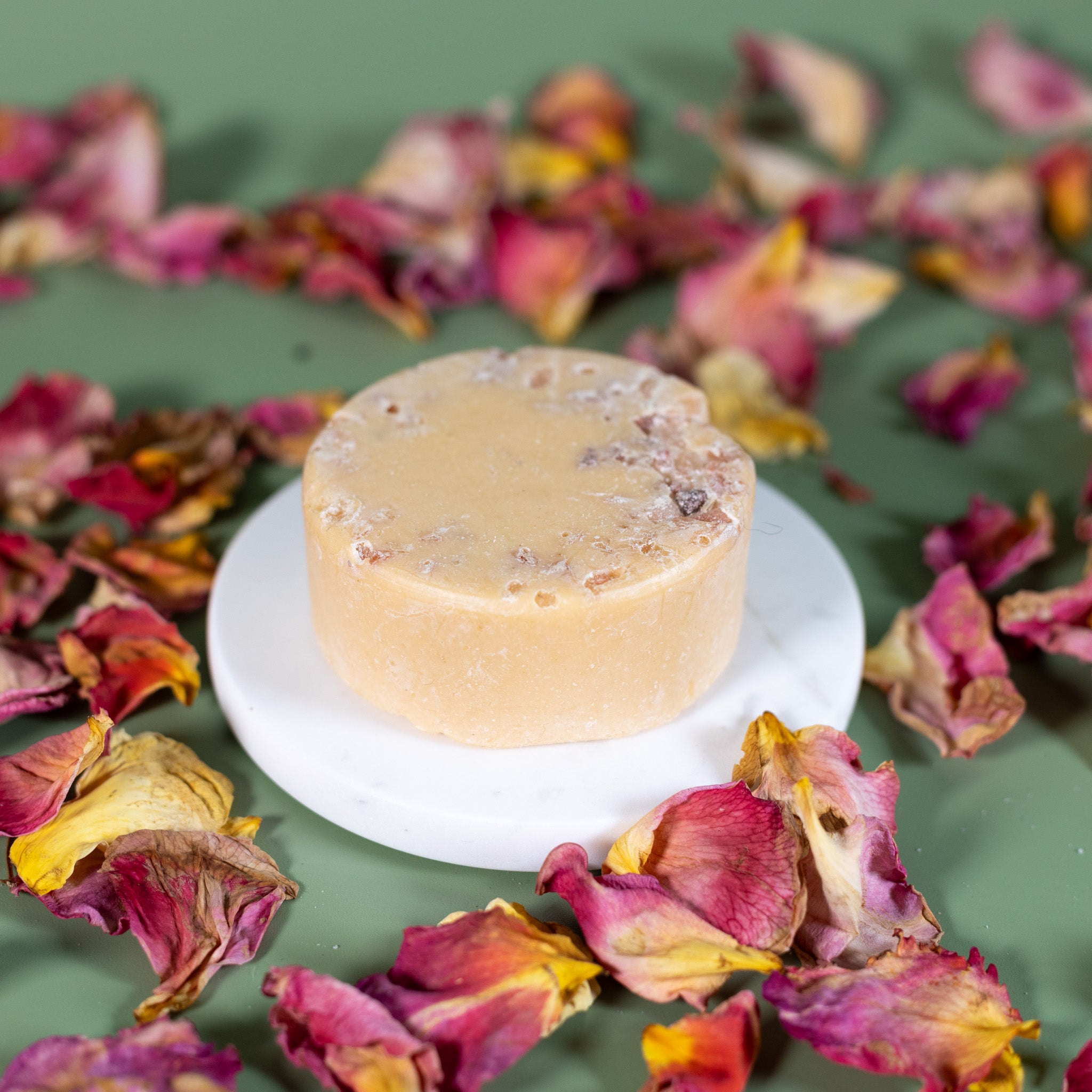 Lemon Myrtle and Rose Geranium Salt Body Bar