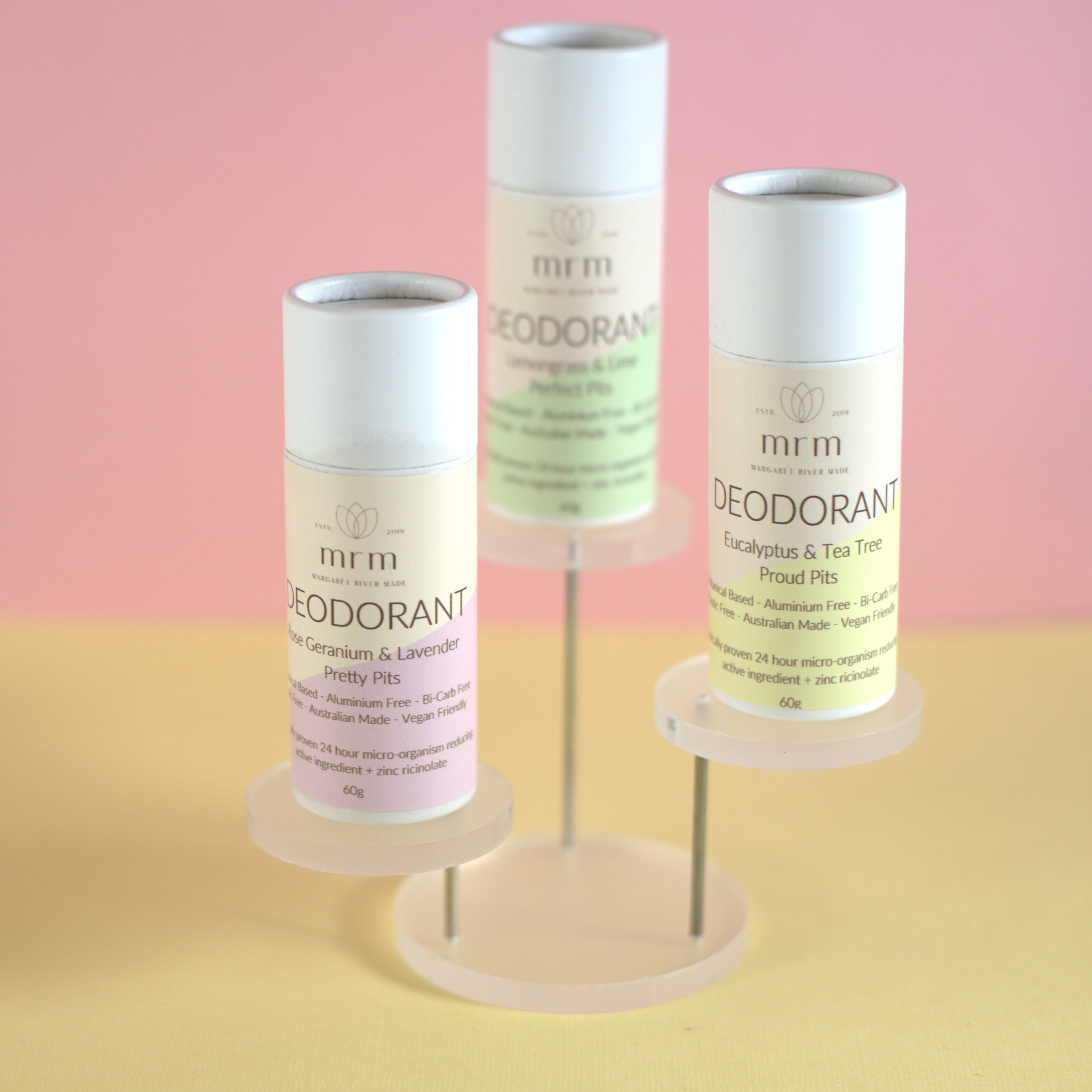 Pretty Pits Rose Geranium & Lavender Deodorant