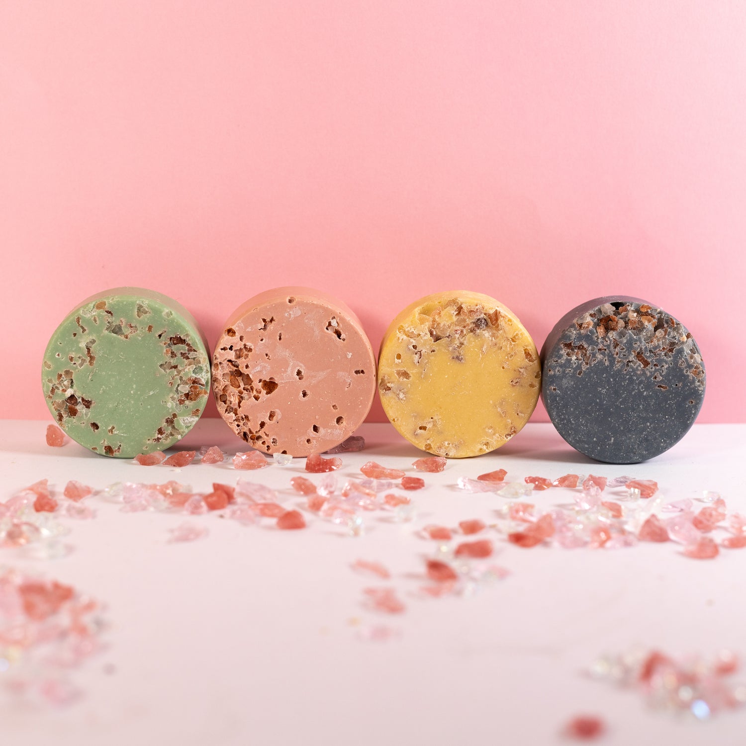 Lemon Myrtle & Rose Geranium Salt Body Bar