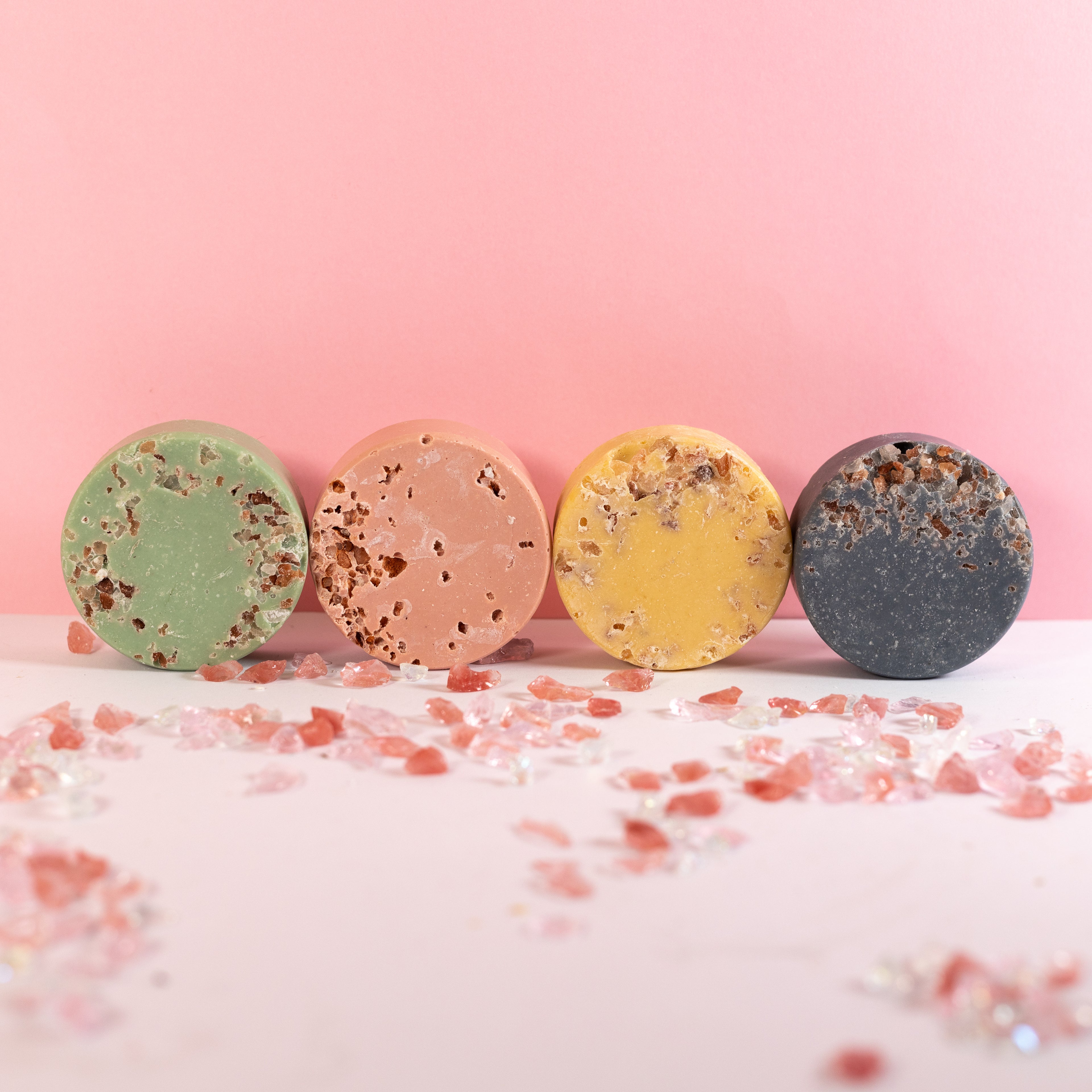 Handmade Salt body bars rose geranium & lavender