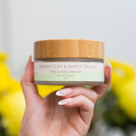 Creamy Clay & Sweet Orange Face Cleanser