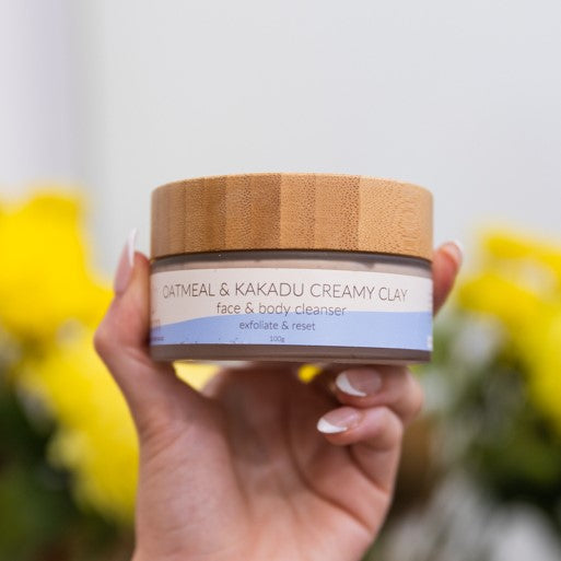 Oatmeal & Kakadu Creamy Clay Face Cleanser