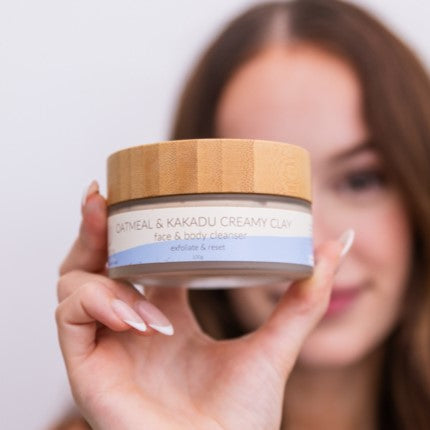 Oatmeal & Kakadu Creamy Clay Face Cleanser