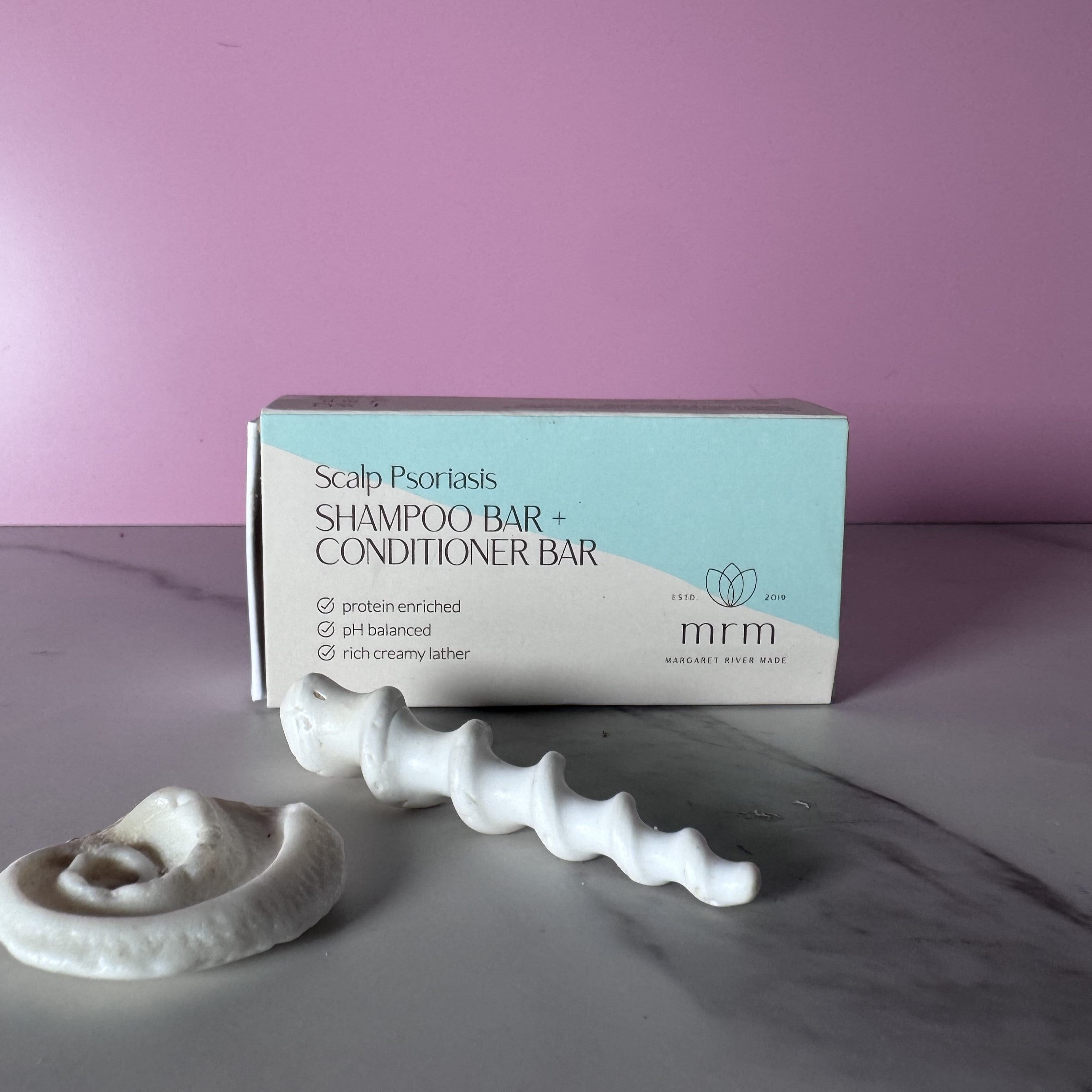 Psoriasis Shampoo & Conditioner Bar Mini Travel /Tester Set