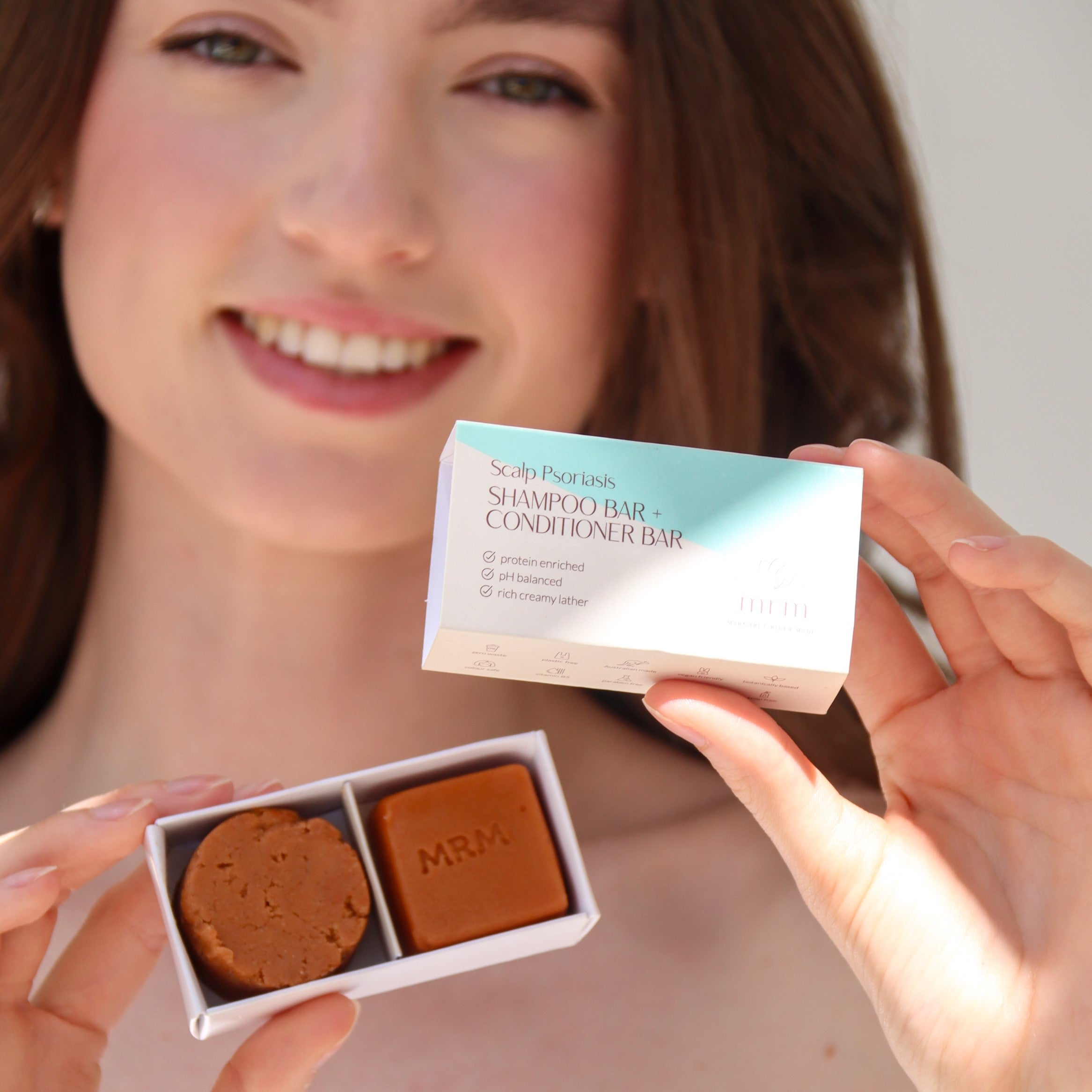 Psoriasis Shampoo & Conditioner Bar Mini Travel /Tester Set