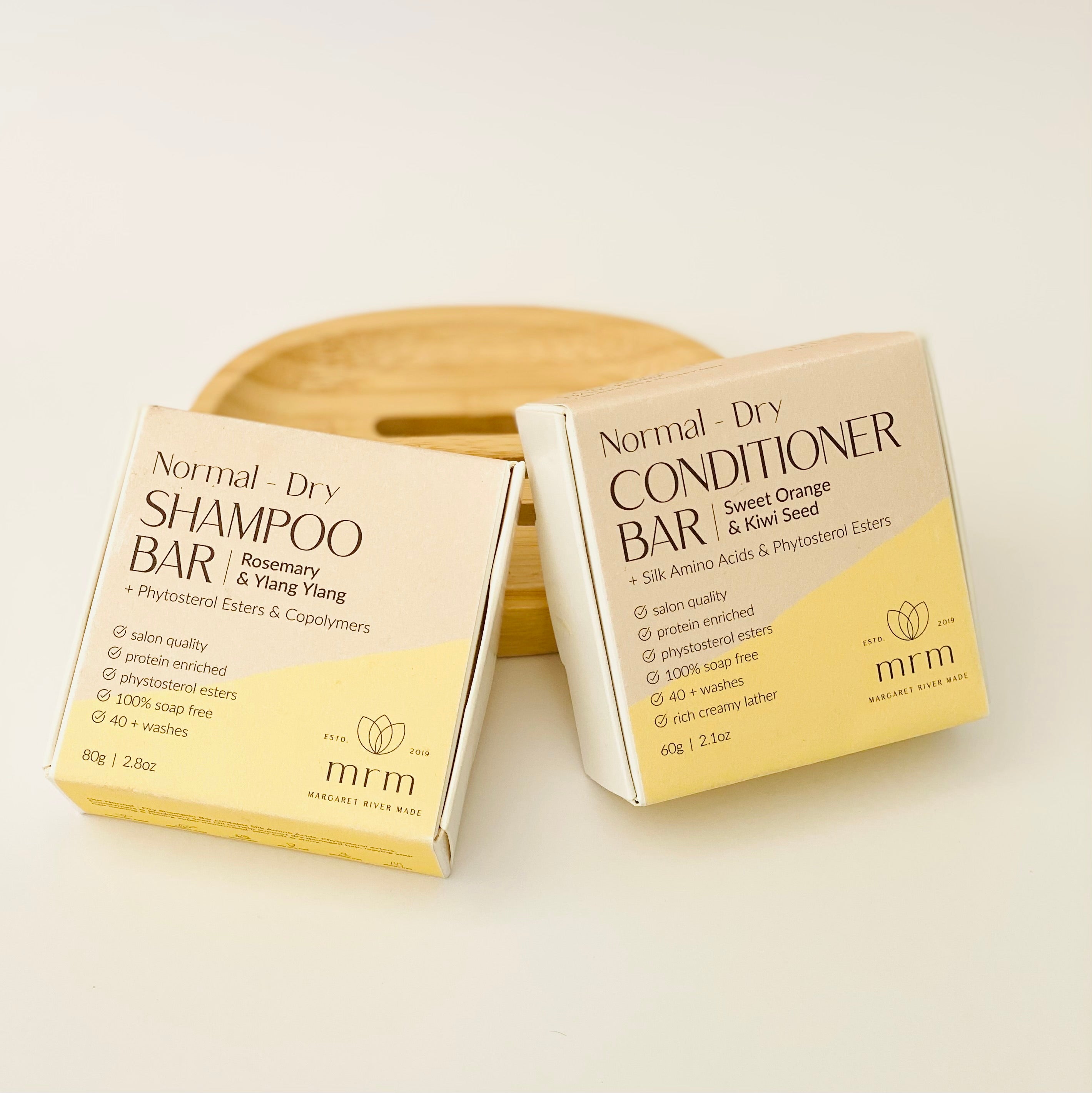 Normal to Dry Hair Conditioner Bar with Sweet Orange & Kiwi Seed