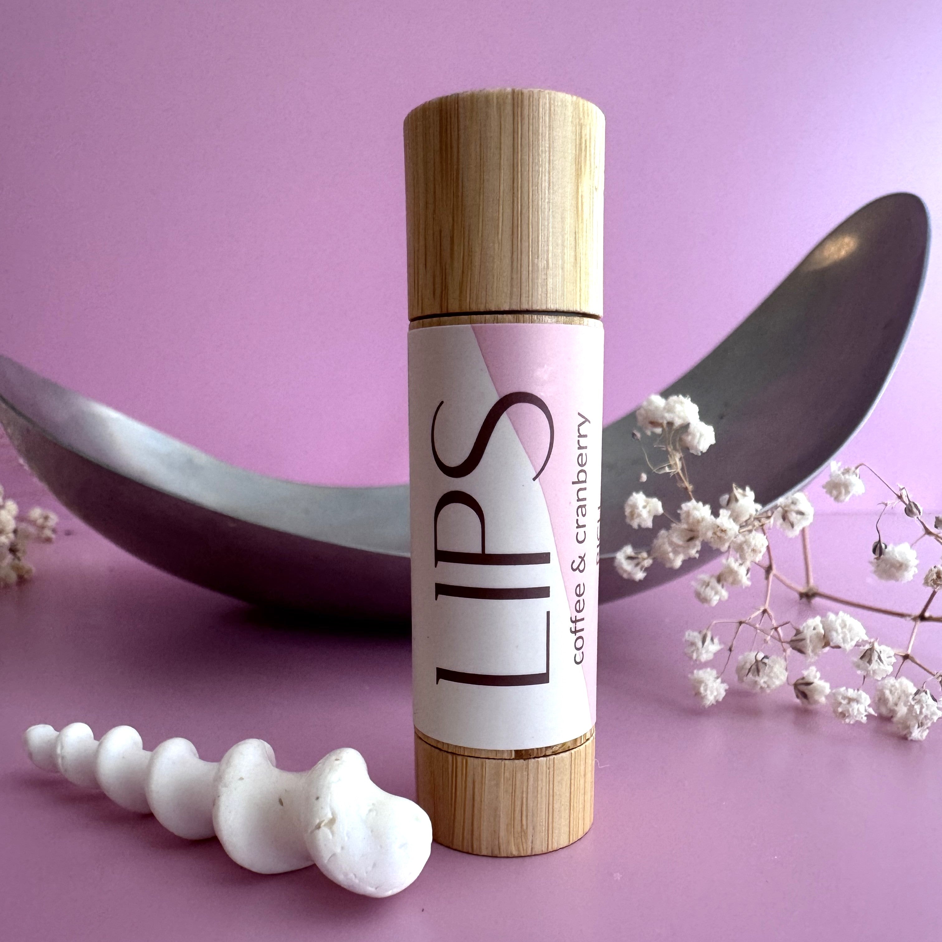 Natural Lip Balm - Coffee & Cranberry