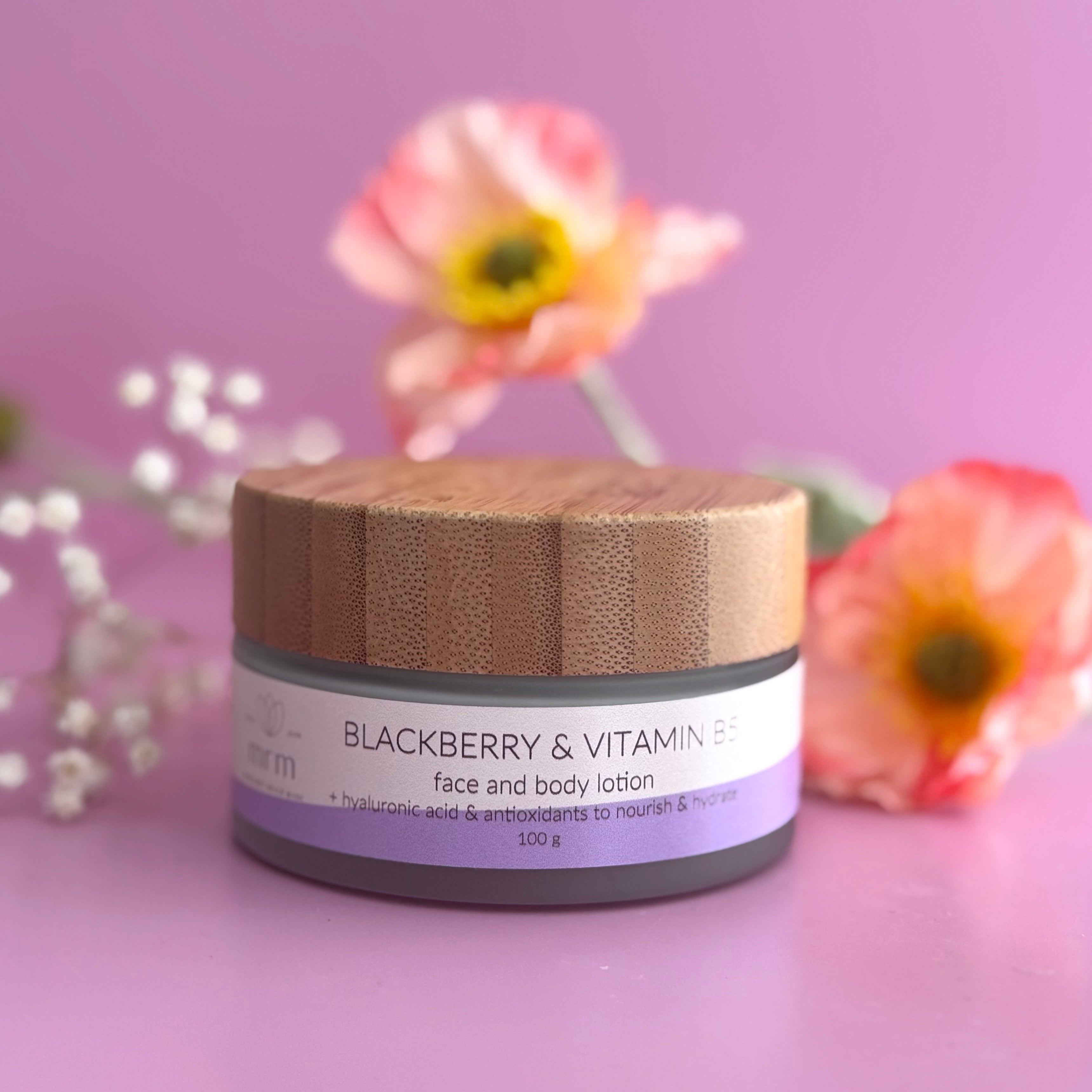 Blackberry & Vitamin B5 Face & Body Lotion