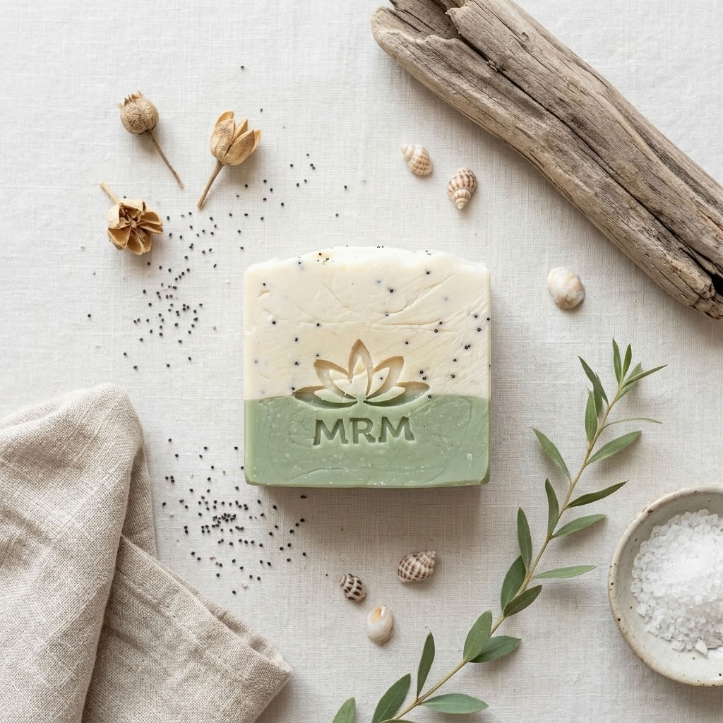 Lemongrass and Poppy Natural Soap Bar
