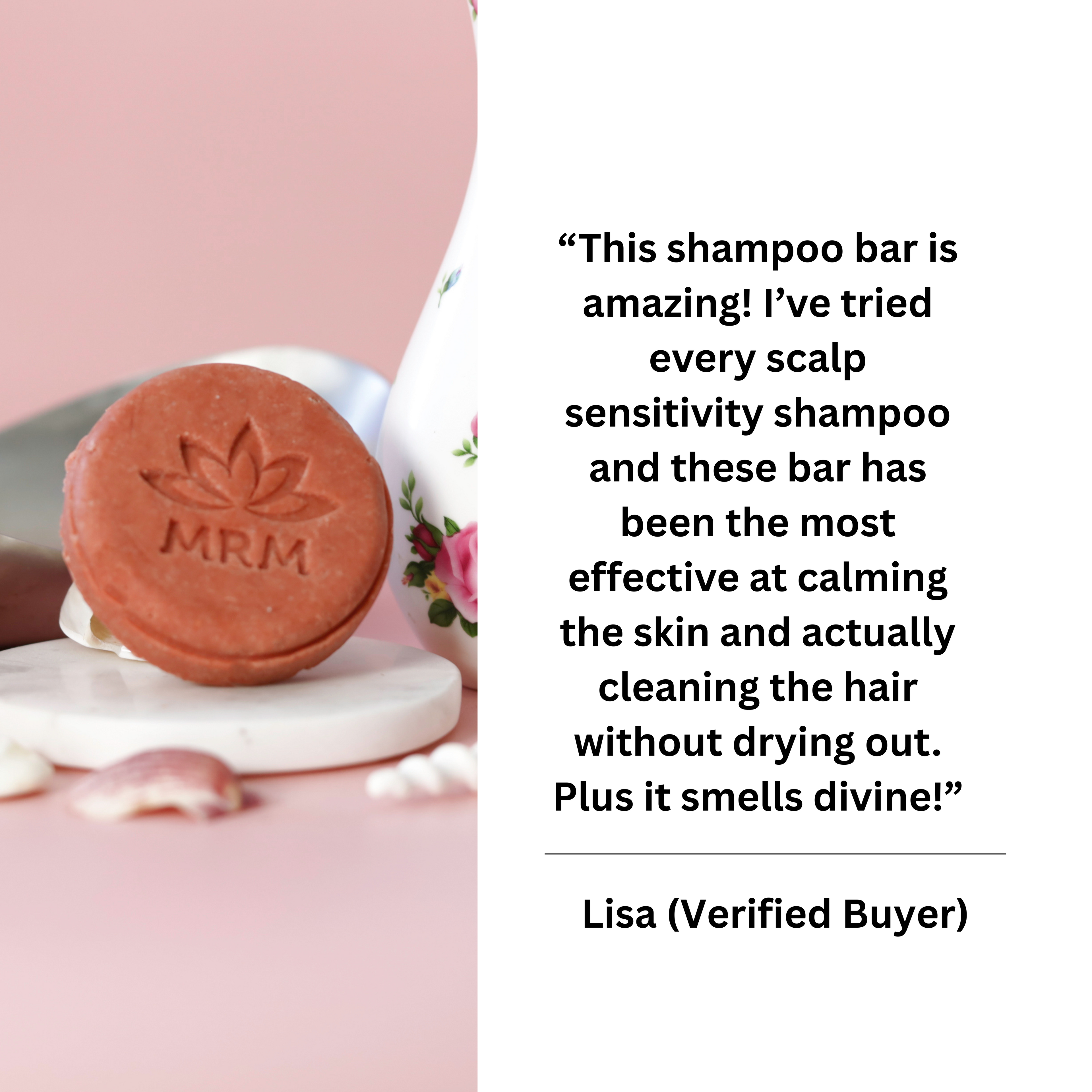 Scalp Stimulating Solid Shampoo Bar with Peppermint & Neem