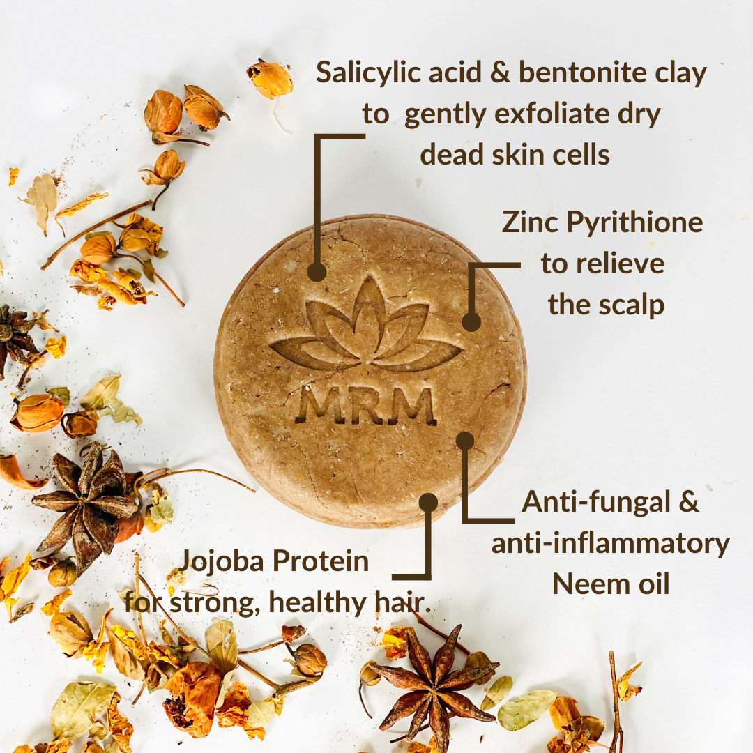 Anti-Dandruff with Zinc Pyrithione & Salicylic Acid Shampoo Bar