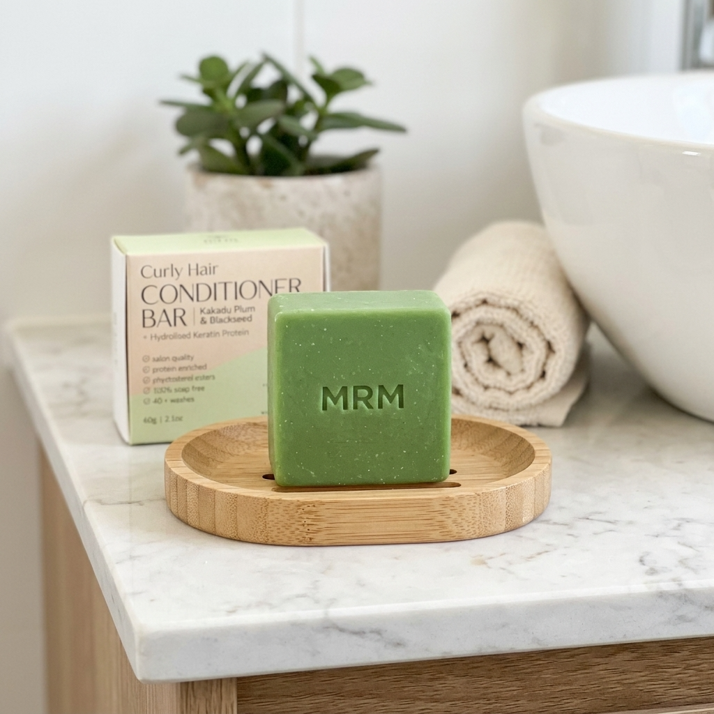 Curly Hair Conditioner Bar with Kakadu Plum and Blackseed