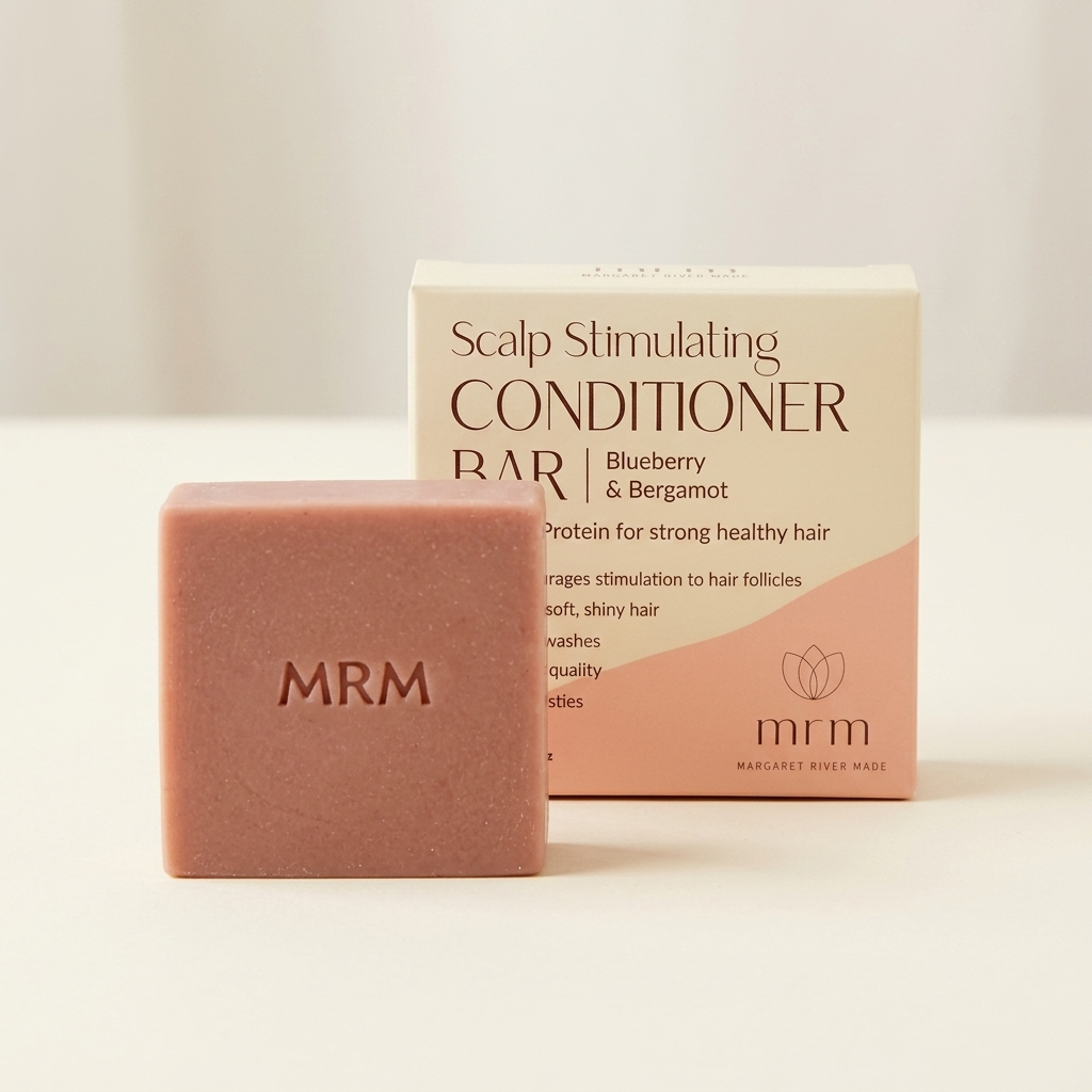 Scalp Stimulating Conditioner Bar with Blueberry and Bergamot