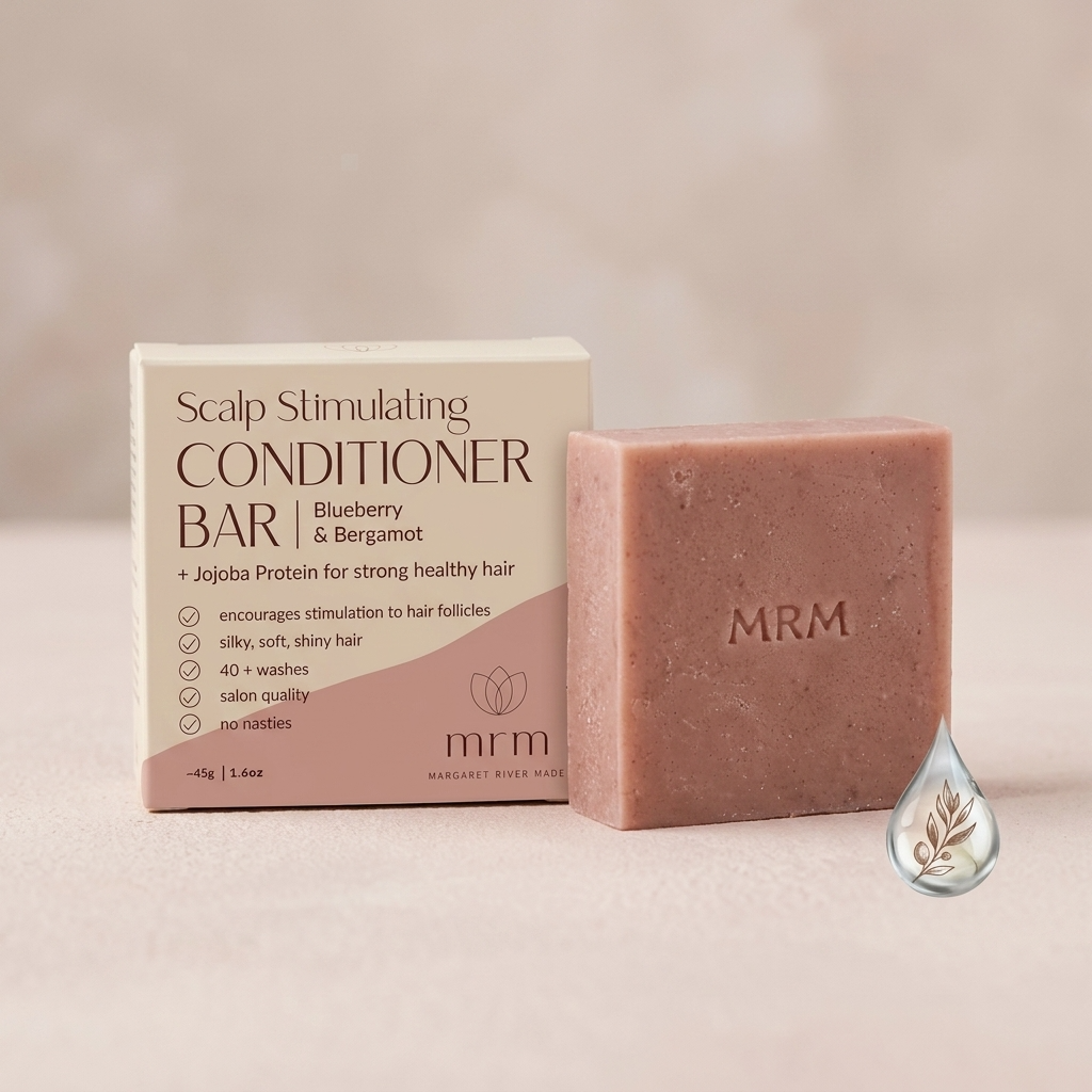 Scalp Stimulating Conditioner Bar with Blueberry and Bergamot