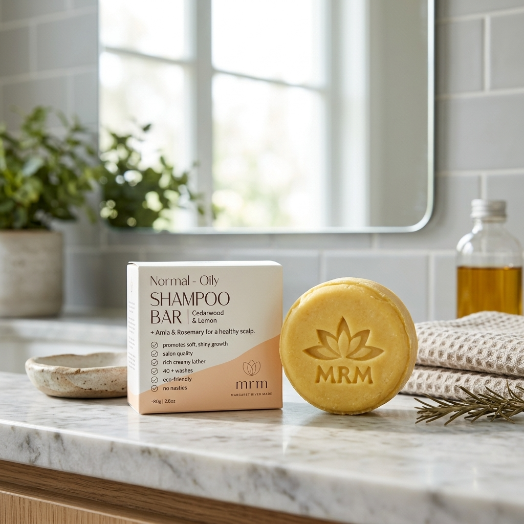 Normal to Oily Hair Shampoo Bar with Cedarwood and Lemon