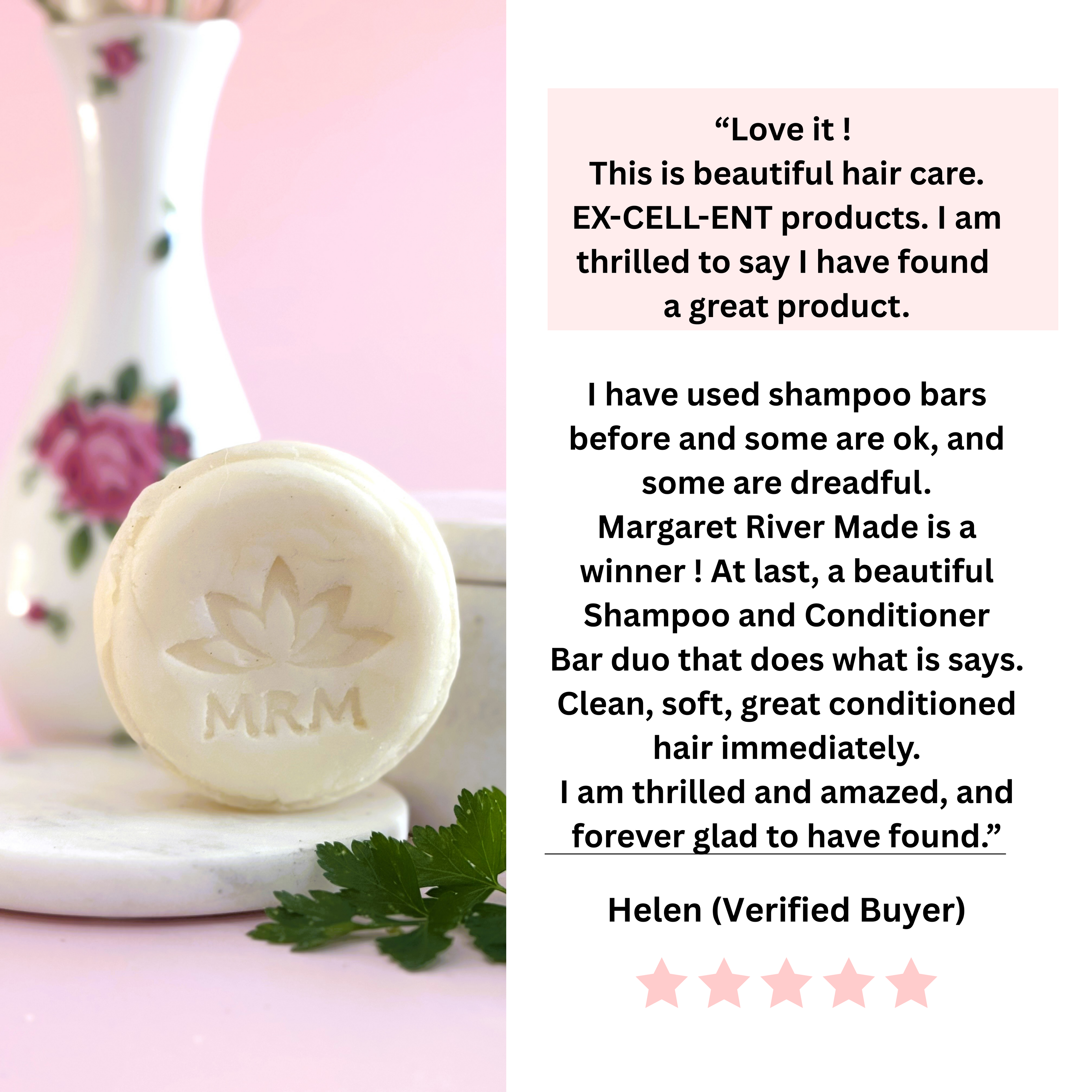 Normal to Dry Hair Shampoo Bar with Rosemary & Ylang Ylang