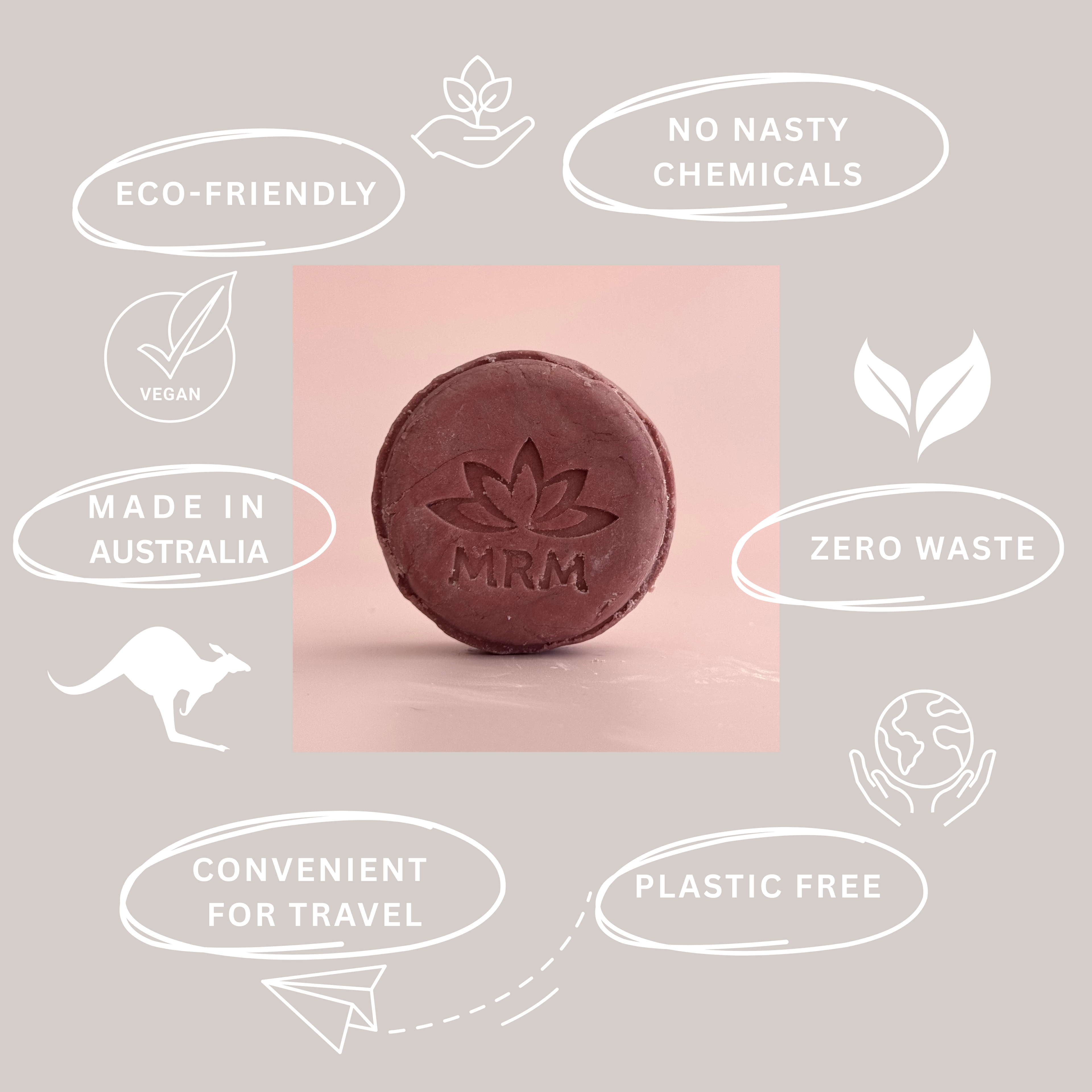 Scalp Stimulating Solid Shampoo Bar with Peppermint & Neem