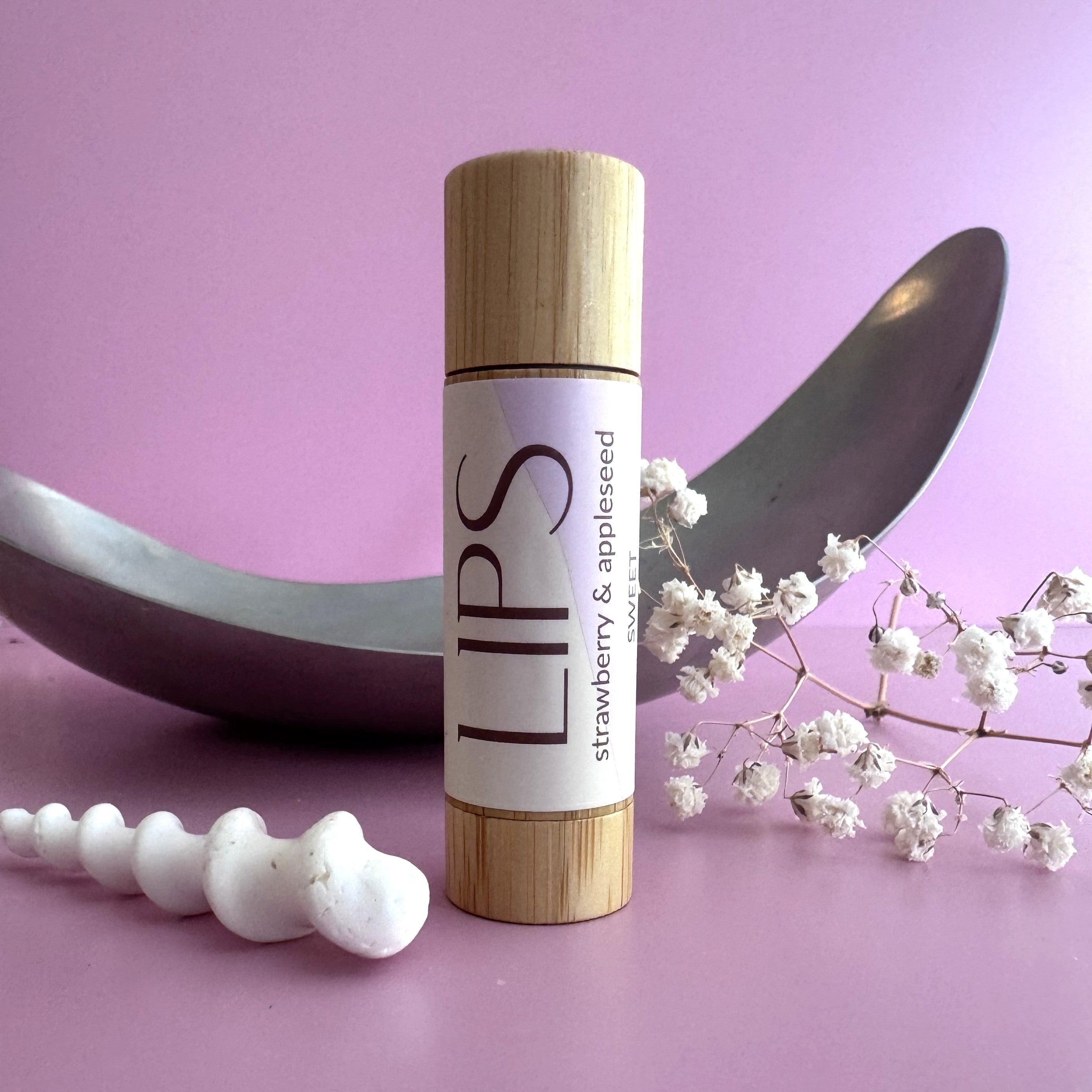 Natural Lip Balm
- Strawberry & Appleseed