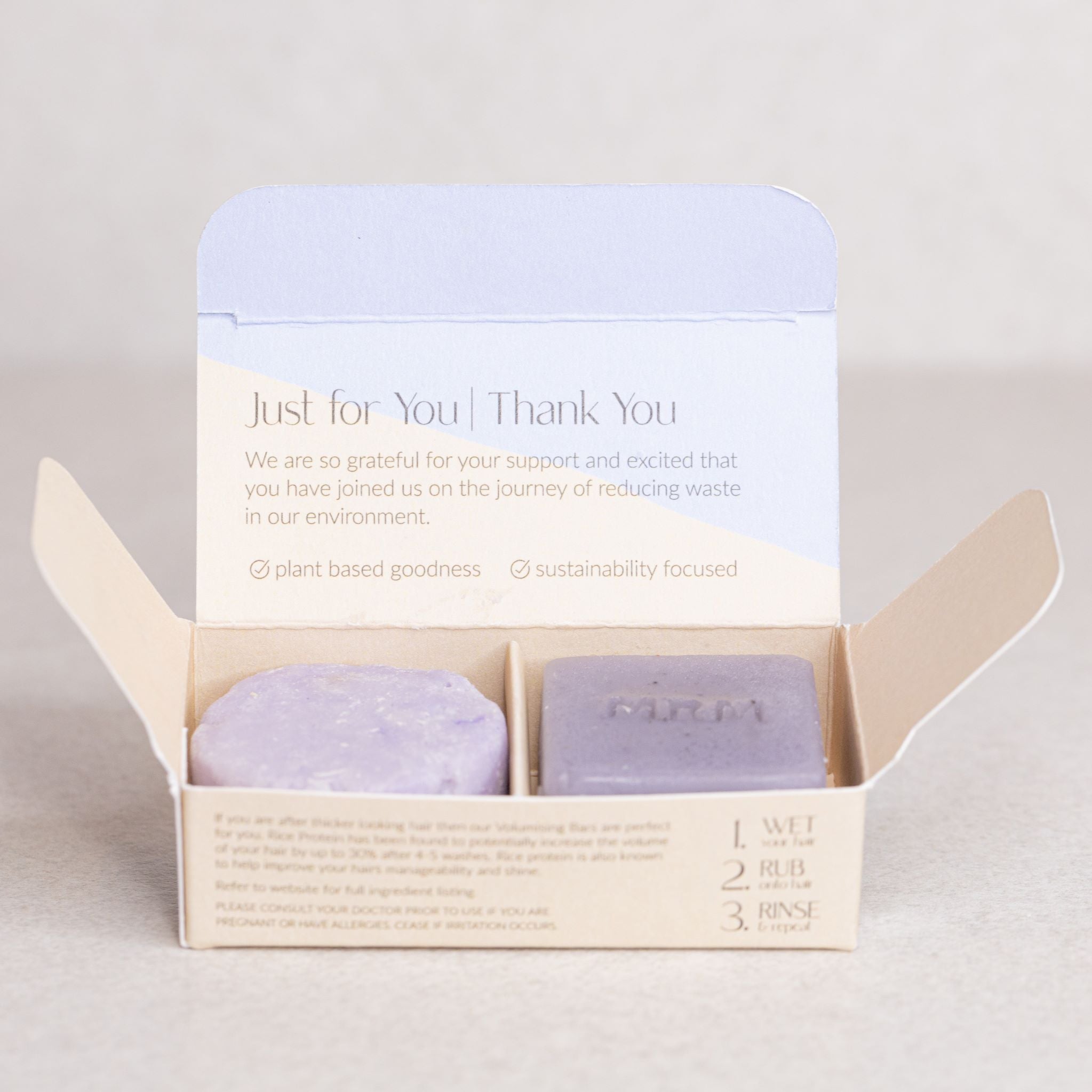 Volumising Shampoo & Conditioner Bar Tester Set