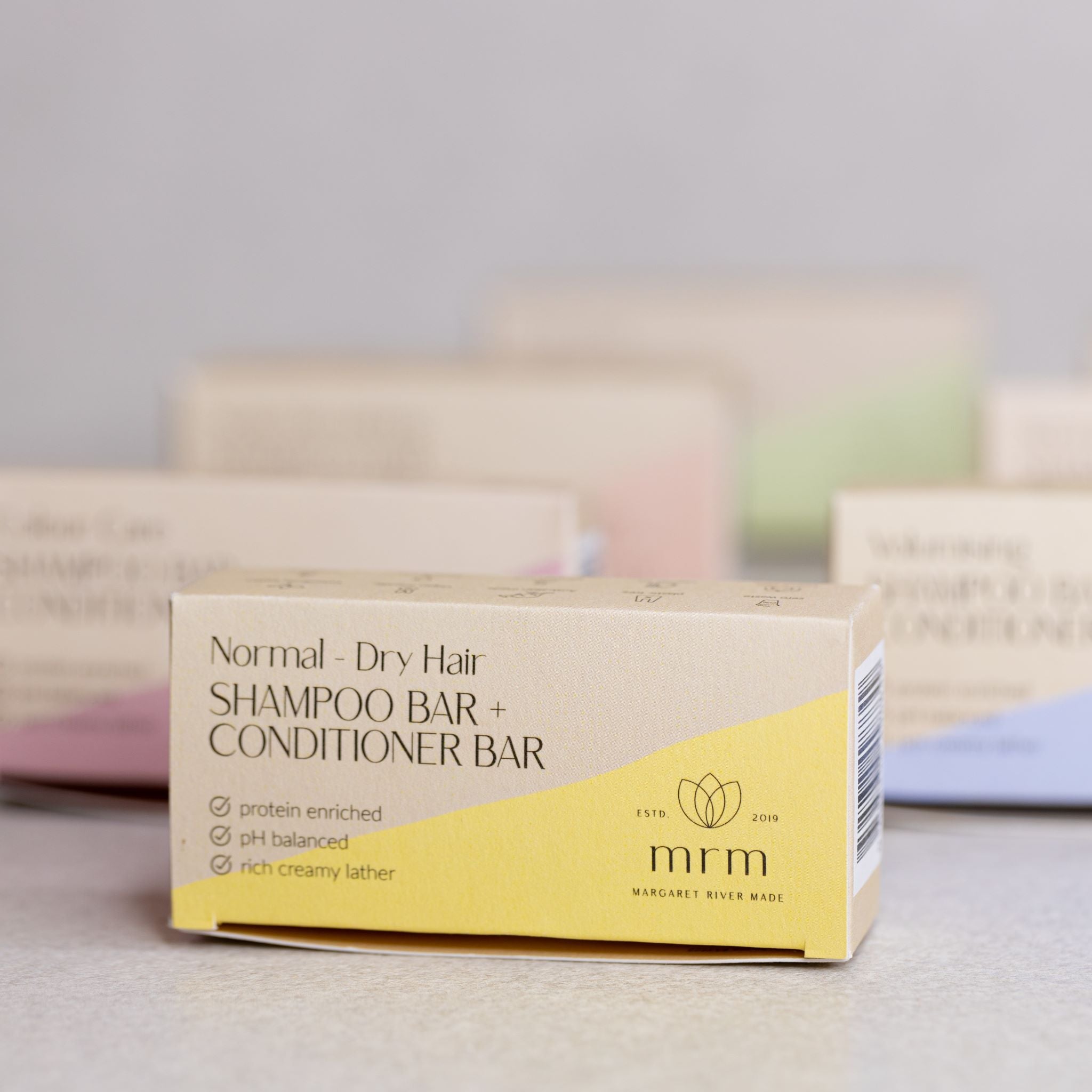 Normal to Oily Hair Shampoo & Conditioner Bar Mini Travel / Tester Set