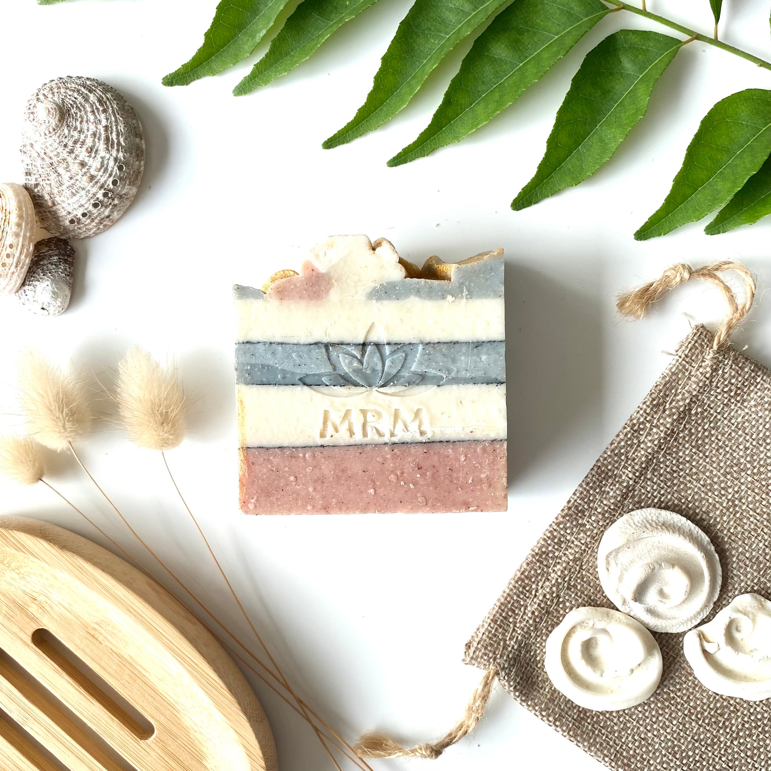 natural soap body bar - lavender & lime natural soap