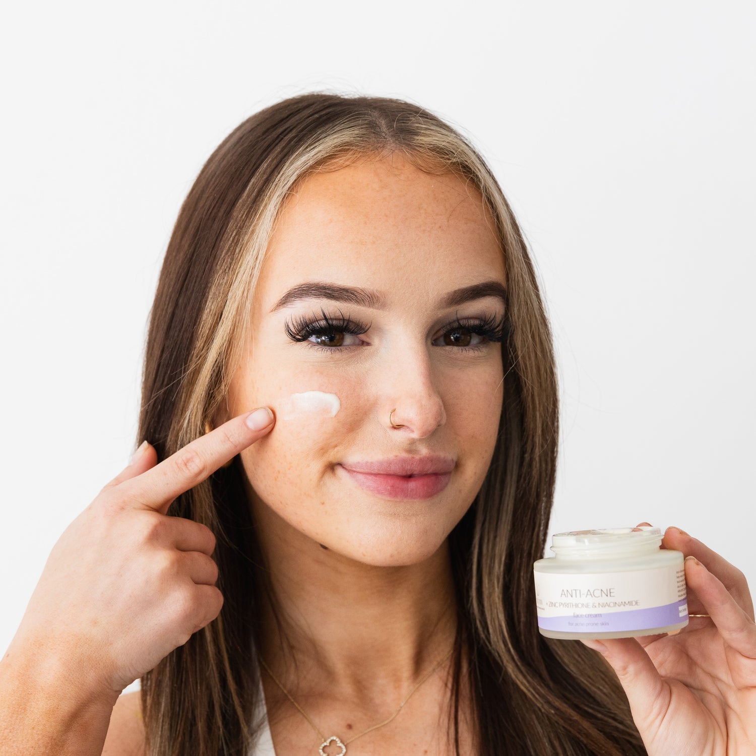 Anti-Acne Face Cream with Zinc Pyrithione