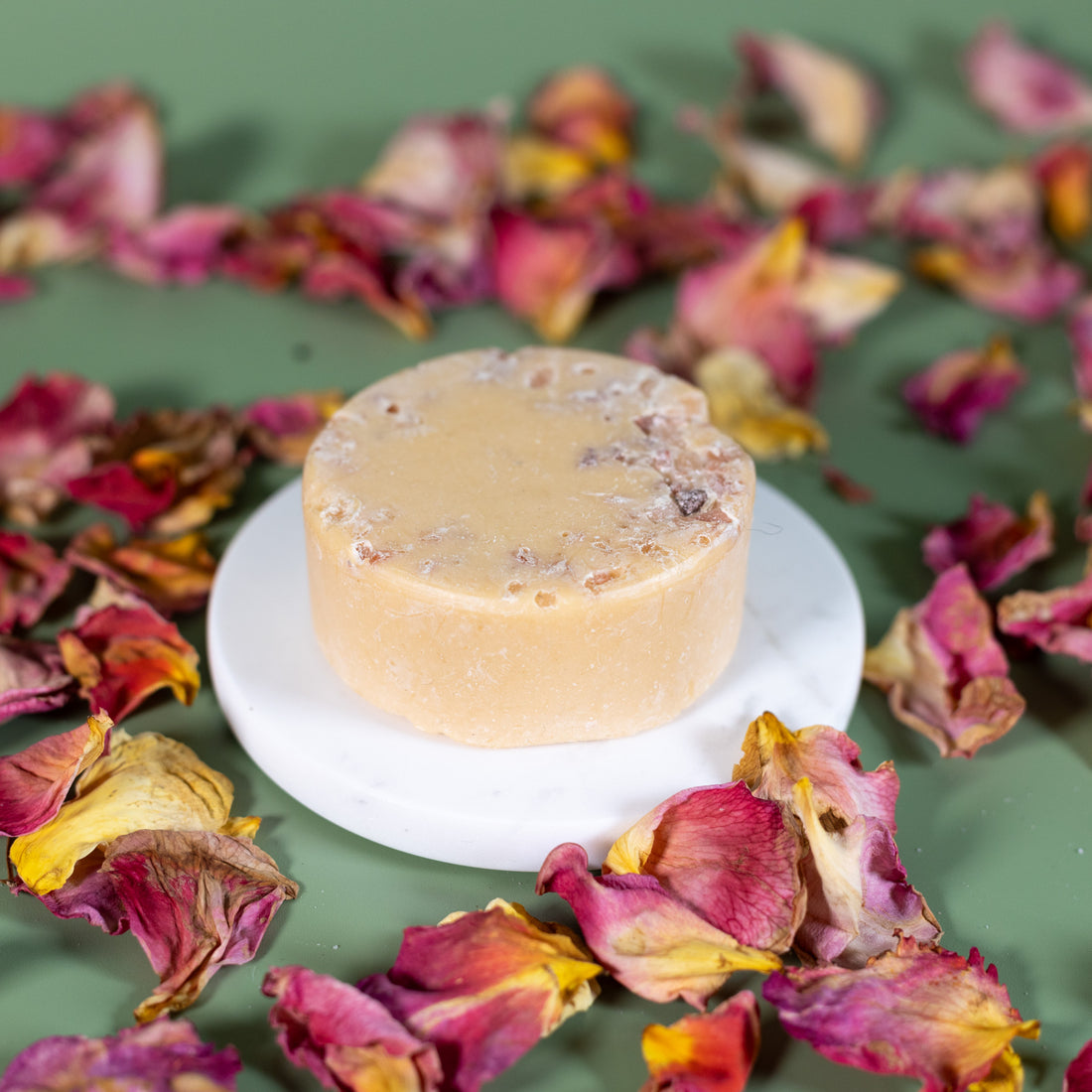 Lemon Myrtle and Rose Geranium Salt Body Bar