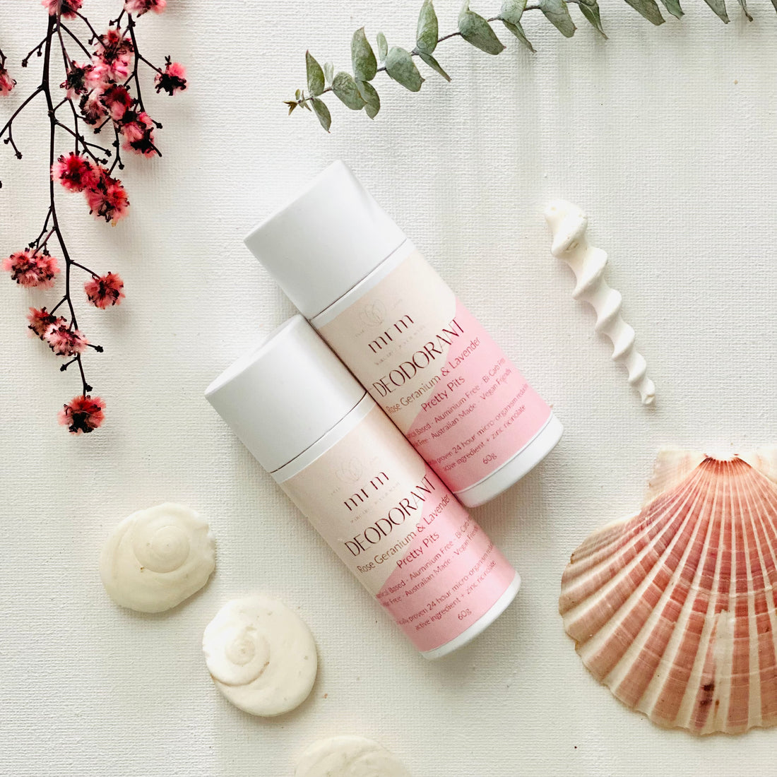 Pretty Pits Rose Geranium & Lavender Deodorant