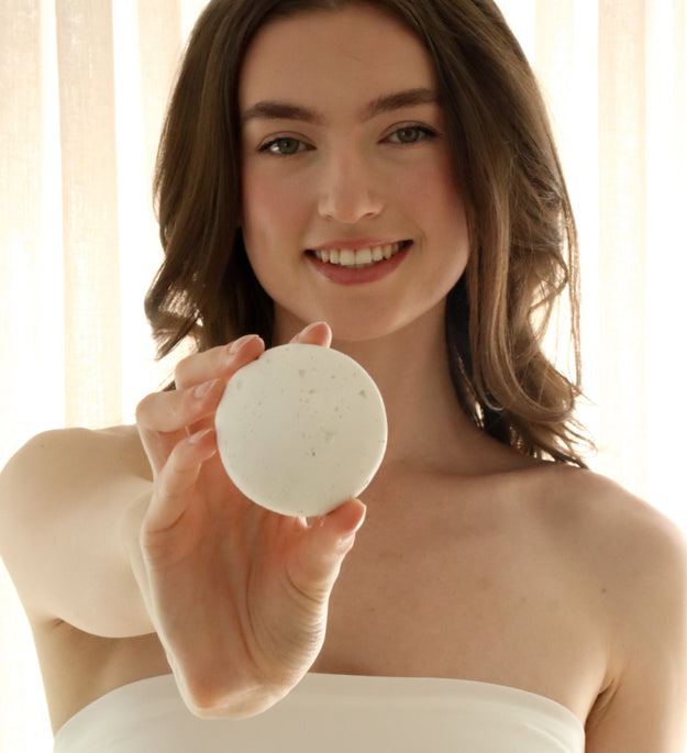 Natural Clay Face Cleansing Stone + FREE KONJAC FACE CLEANING SPONGE