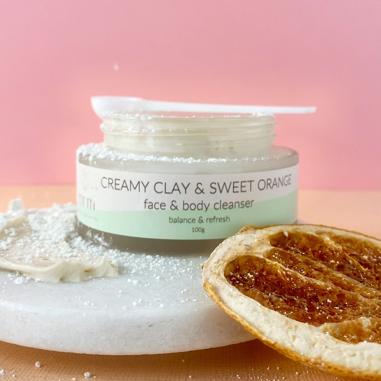 Creamy Clay and Sweet Orange Face and Body Wash