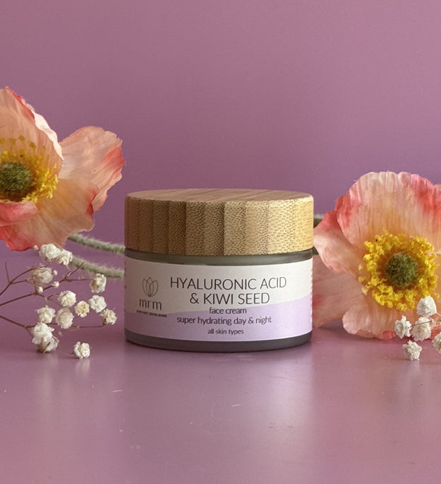 hyaluronic acid & kiwi seed face cream skin care day & night