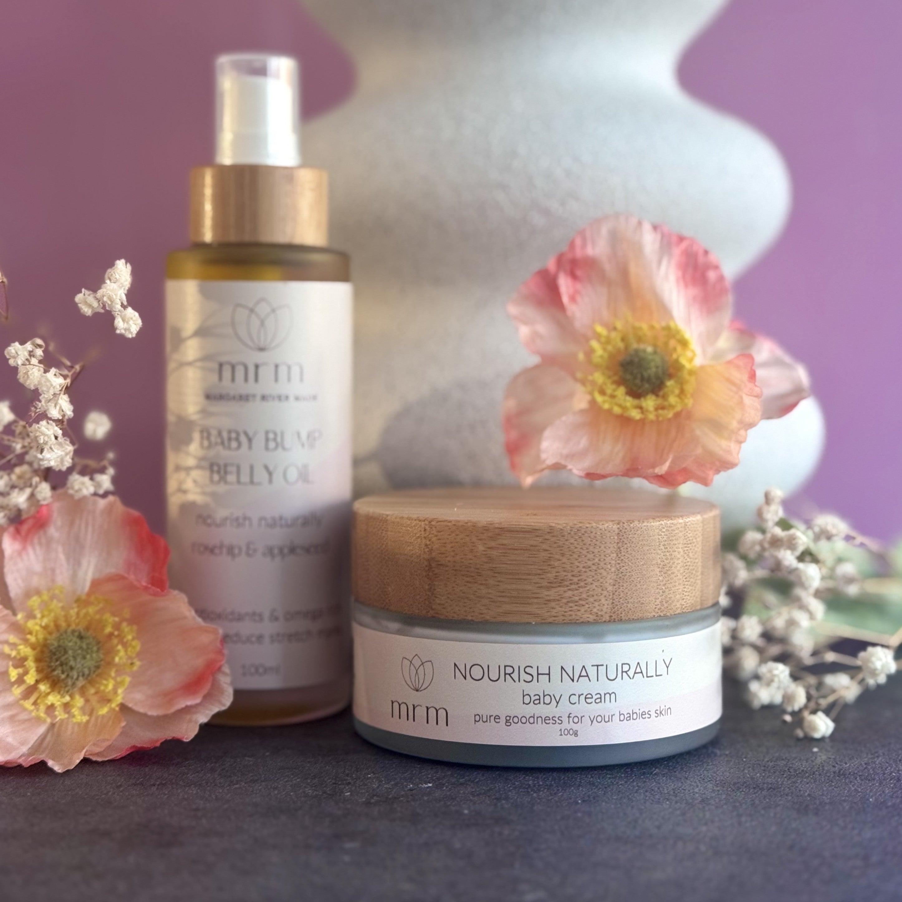 Baby Cream &amp; baby belly oil