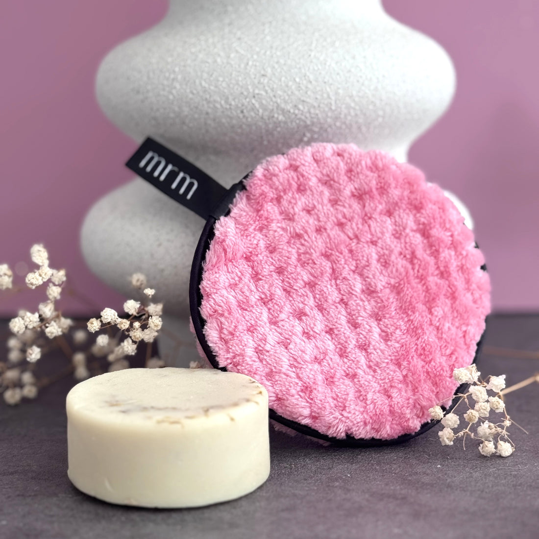 Sustainable, Microfibre Cotton Cleansing Lux Face Pad &amp; Reusable Make Up Remover