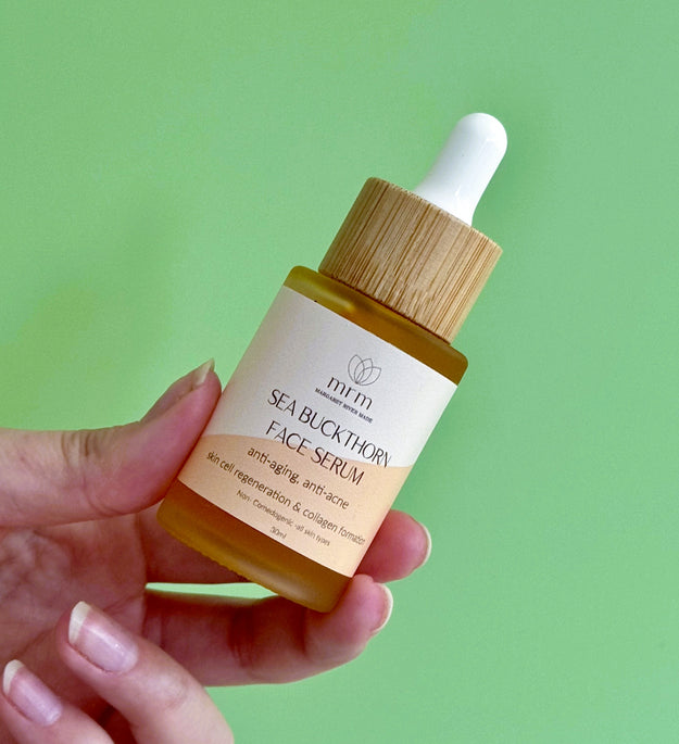 Balm to mlik face cleanser + sea buckthorn face serum