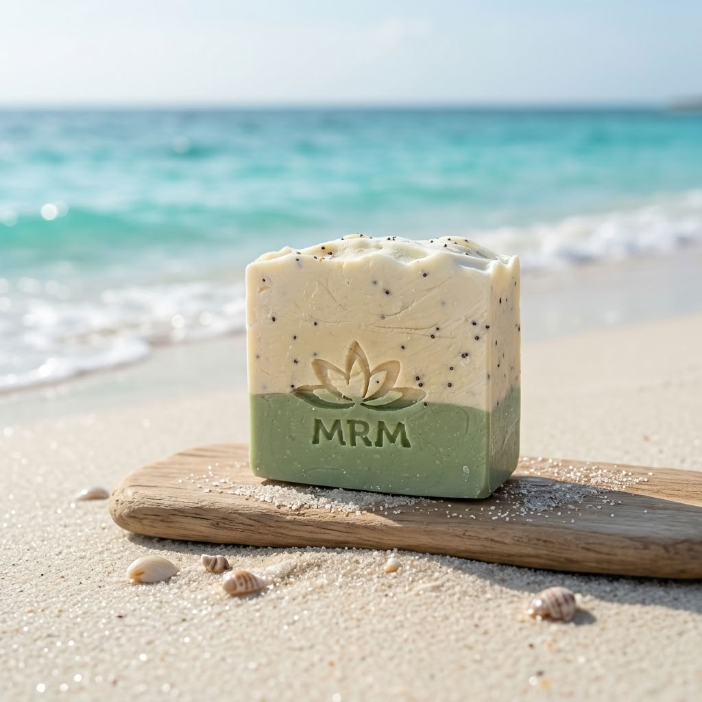 Lemongrass and Poppy Natural Soap Bar