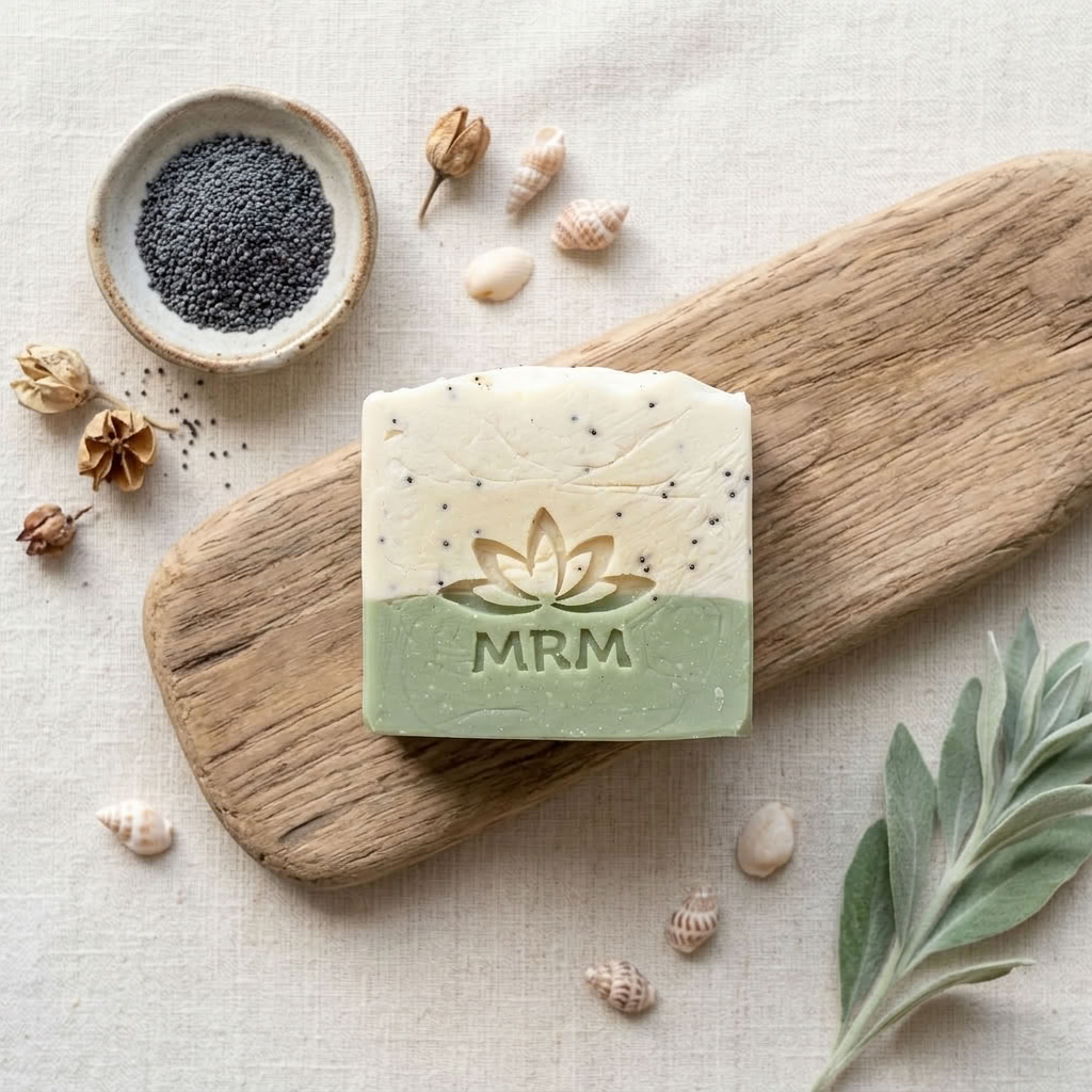 Lemongrass and Poppy Natural Soap Bar
