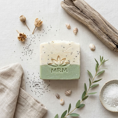 Lemongrass and Poppy Natural Soap Bar