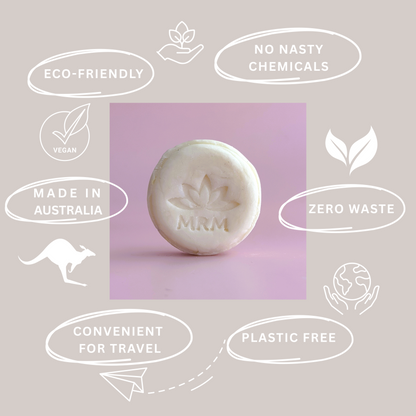 Psoriasis Shampoo Bar with Coffee &amp; Cucumber + Zinc Pyrithione