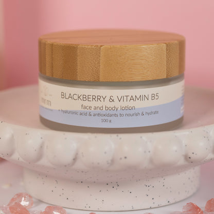 Blackberry &amp; Vitamin B% Face &amp; Body Lotion