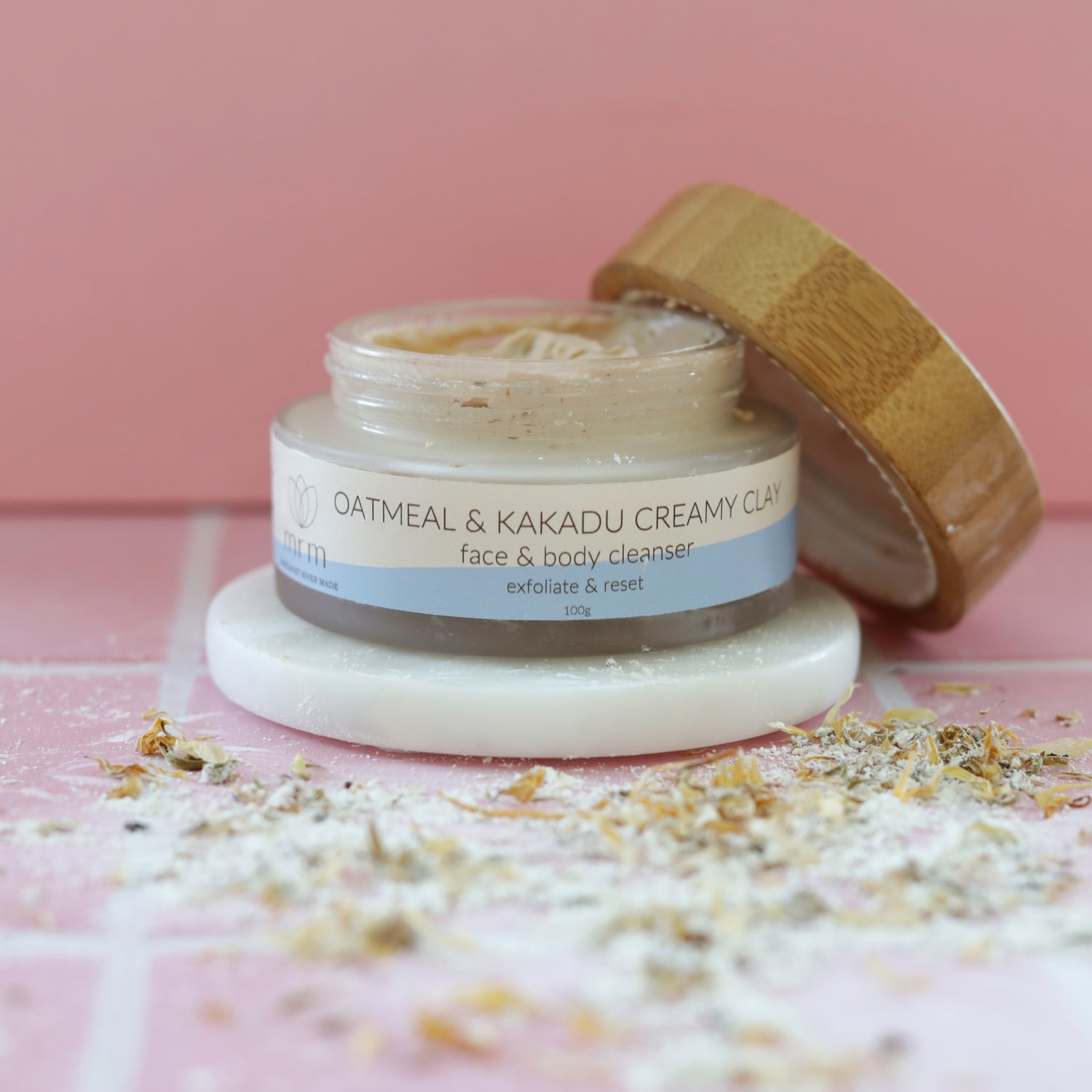 Oatmeal &amp; Kakadu Creamy Clay Face Cleanser