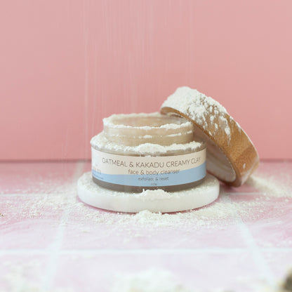 Oatmeal &amp; Kakadu Creamy Clay Face Cleanser