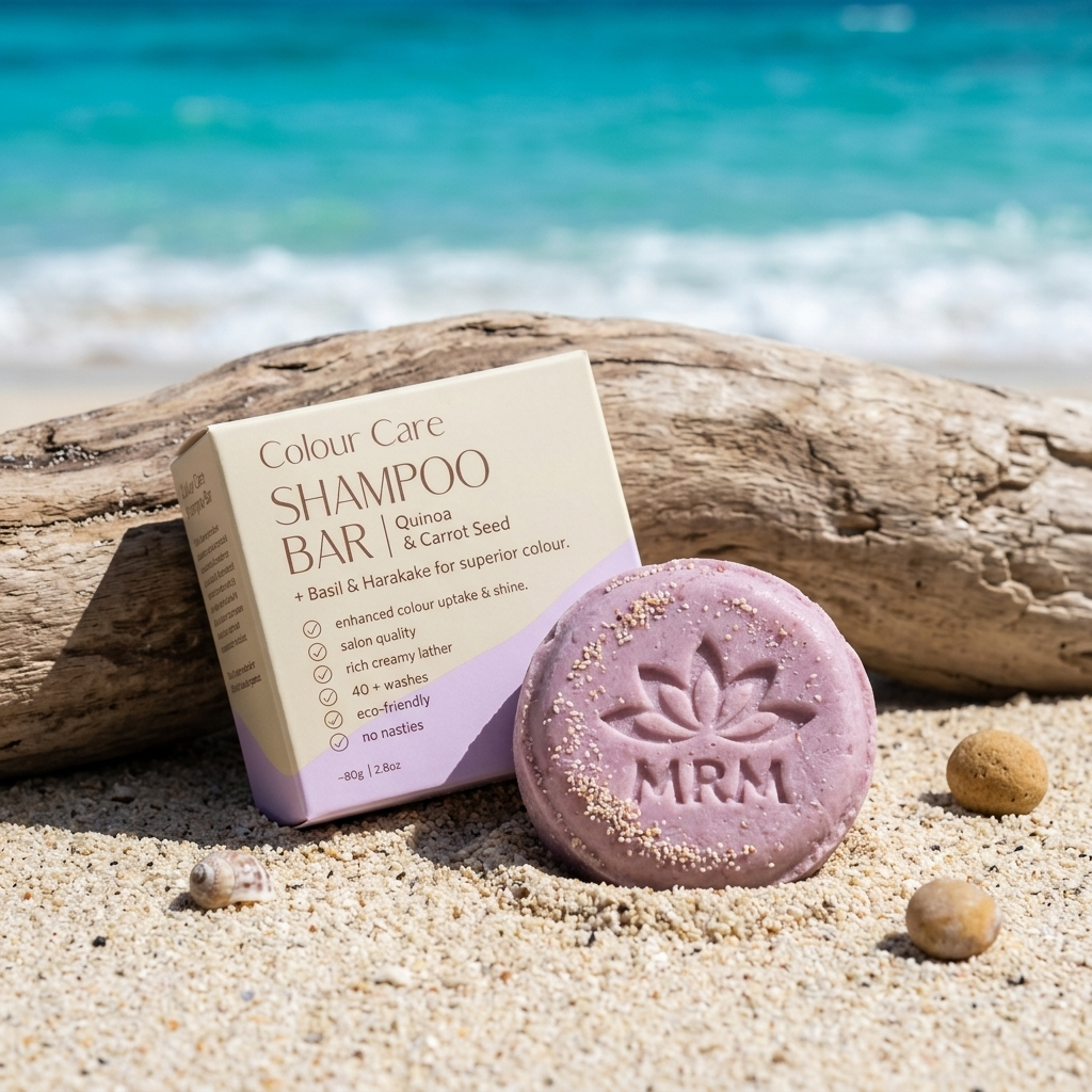 On the beach shampoo bar