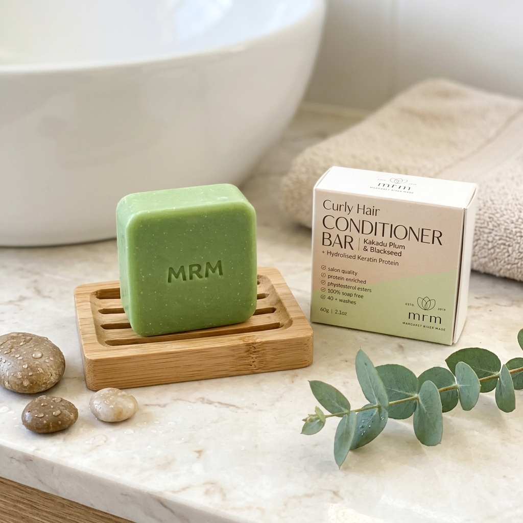 Curly Hair Conditioner Bar with Kakadu Plum and Blackseed