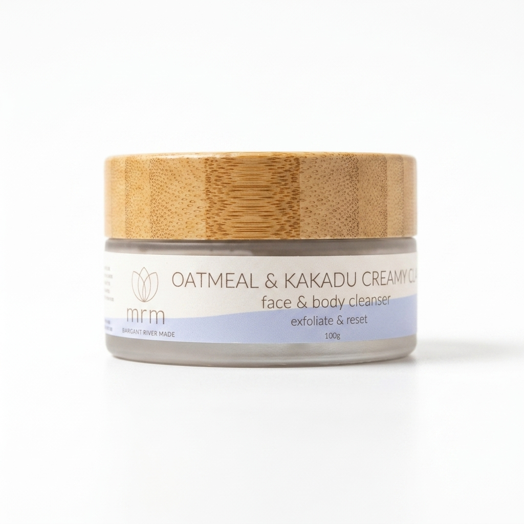 Oatmeal &amp; Kakadu Creamy Clay Face Cleanser