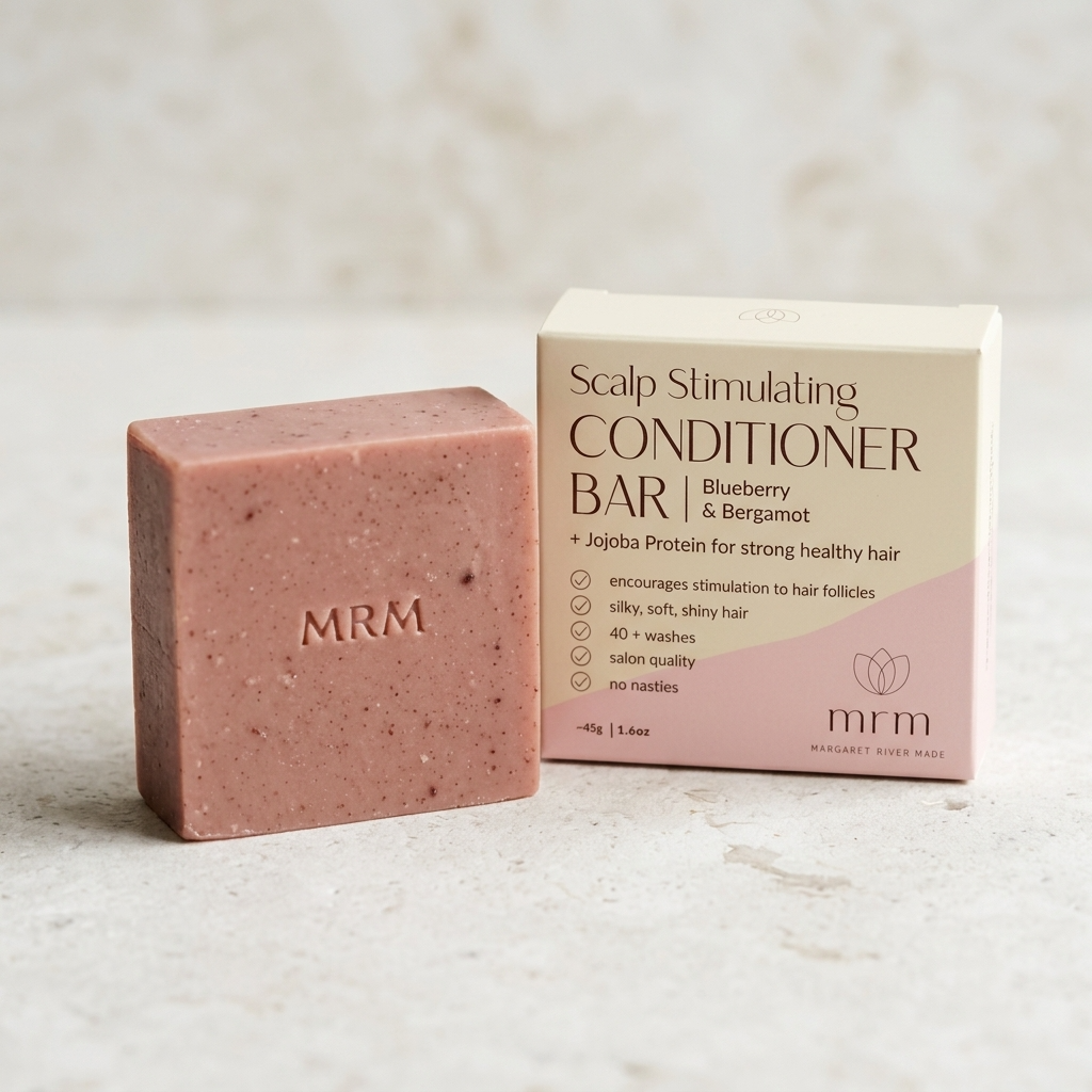 Scalp Stimulating Conditioner Bar with Blueberry and Bergamot