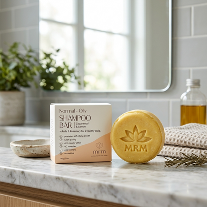 Normal to Oily Hair Shampoo Bar with Cedarwood and Lemon