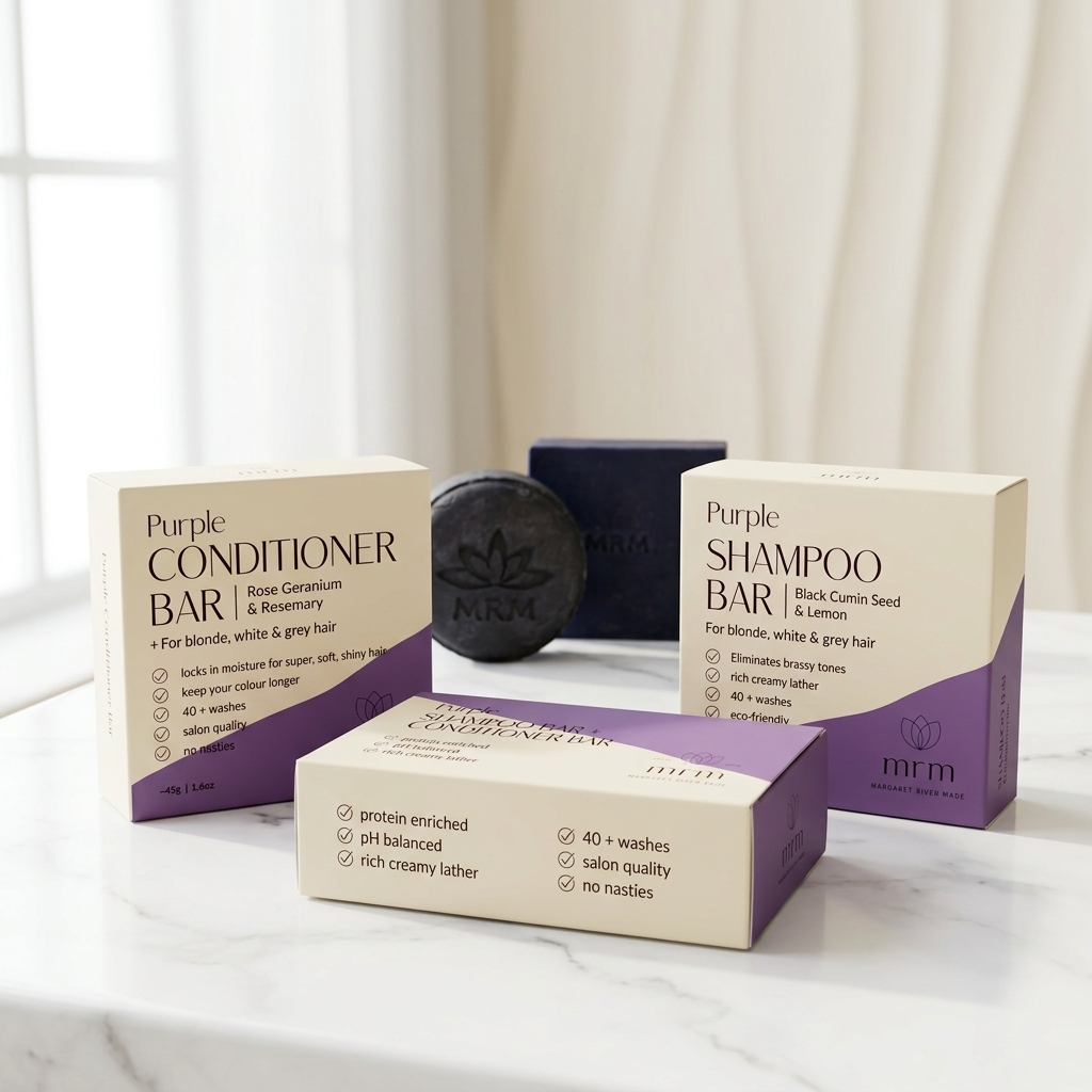 Purple Shampoo and Conditoner  Mini Travel /Tester Set
