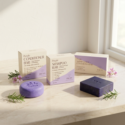 Purple Conditioner Bar for Blonde &amp; Grey Hair