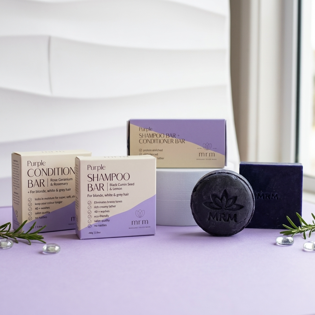 Purple Conditioner Bar for Blonde &amp; Grey Hair