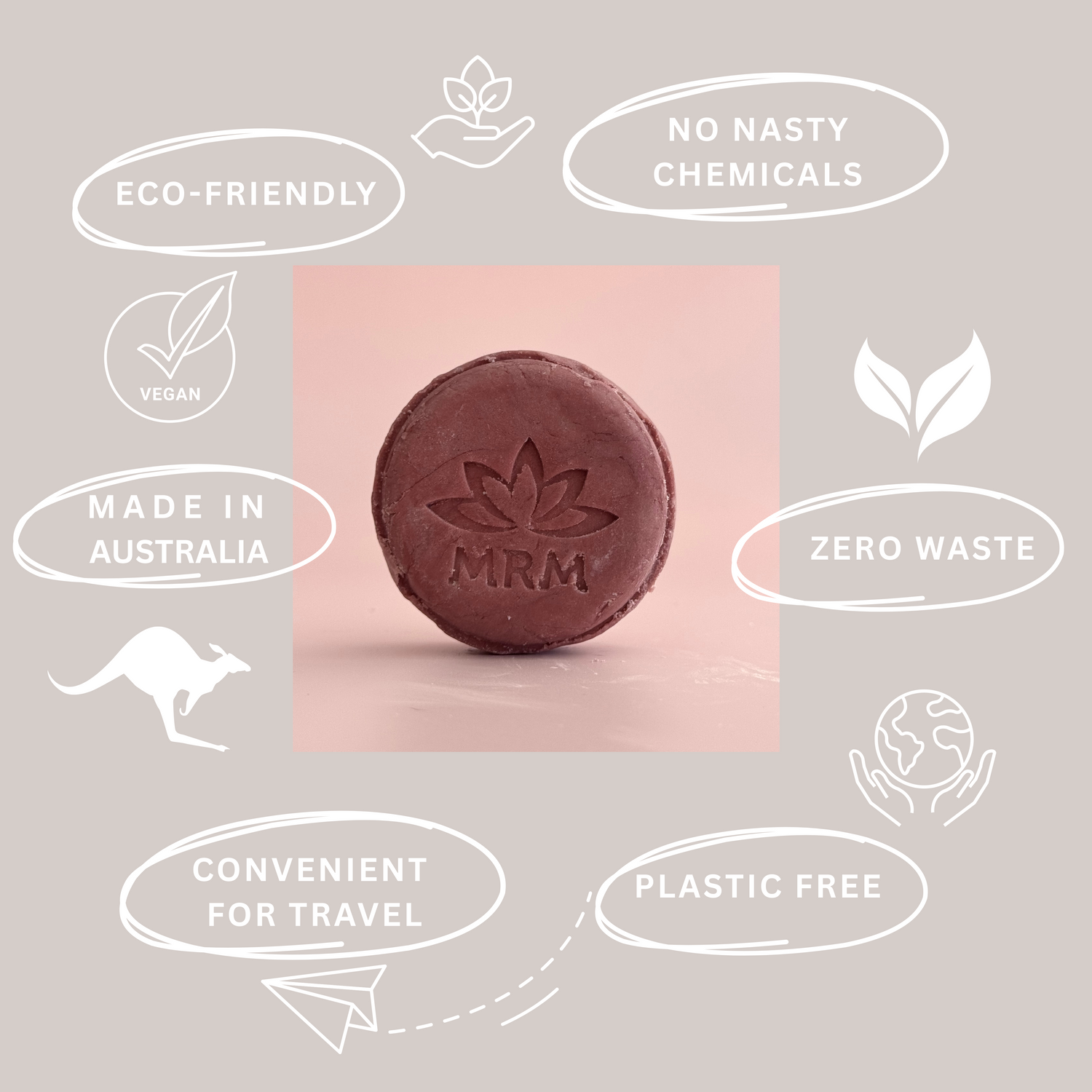 Scalp Stimulating Solid Shampoo Bar with Peppermint &amp; Neem